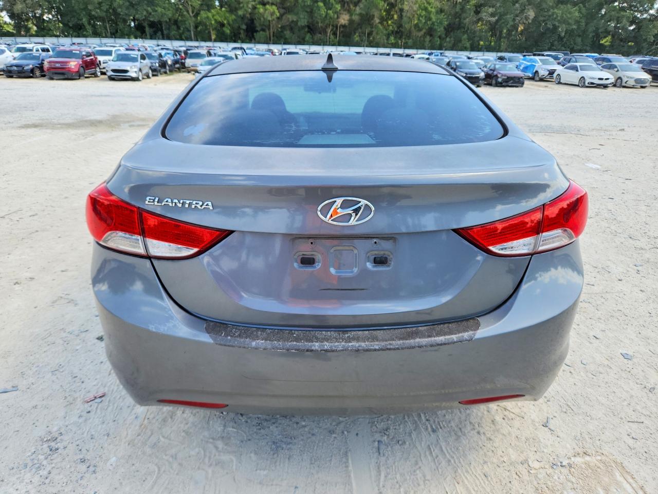 2013 Hyundai Elantra Gls Gray vin: 5NPDH4AE4DH232217