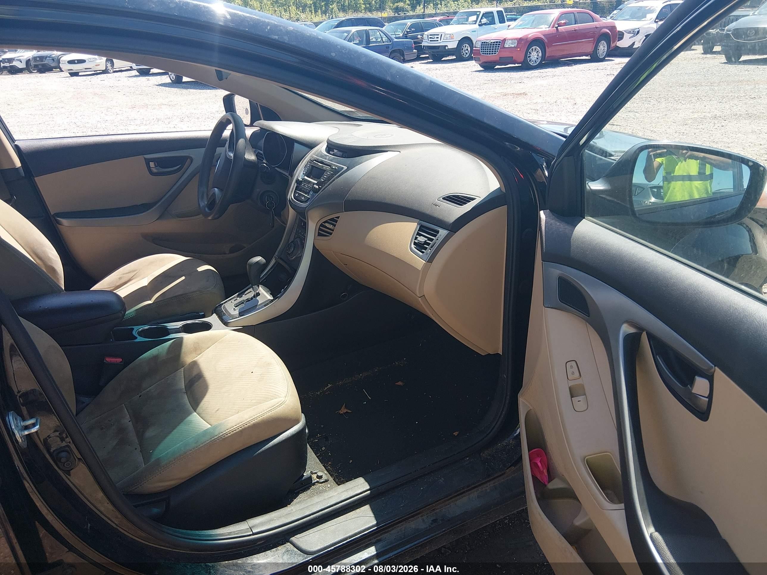 2013 Hyundai Elantra Gls Black vin: 5NPDH4AE4DH241273