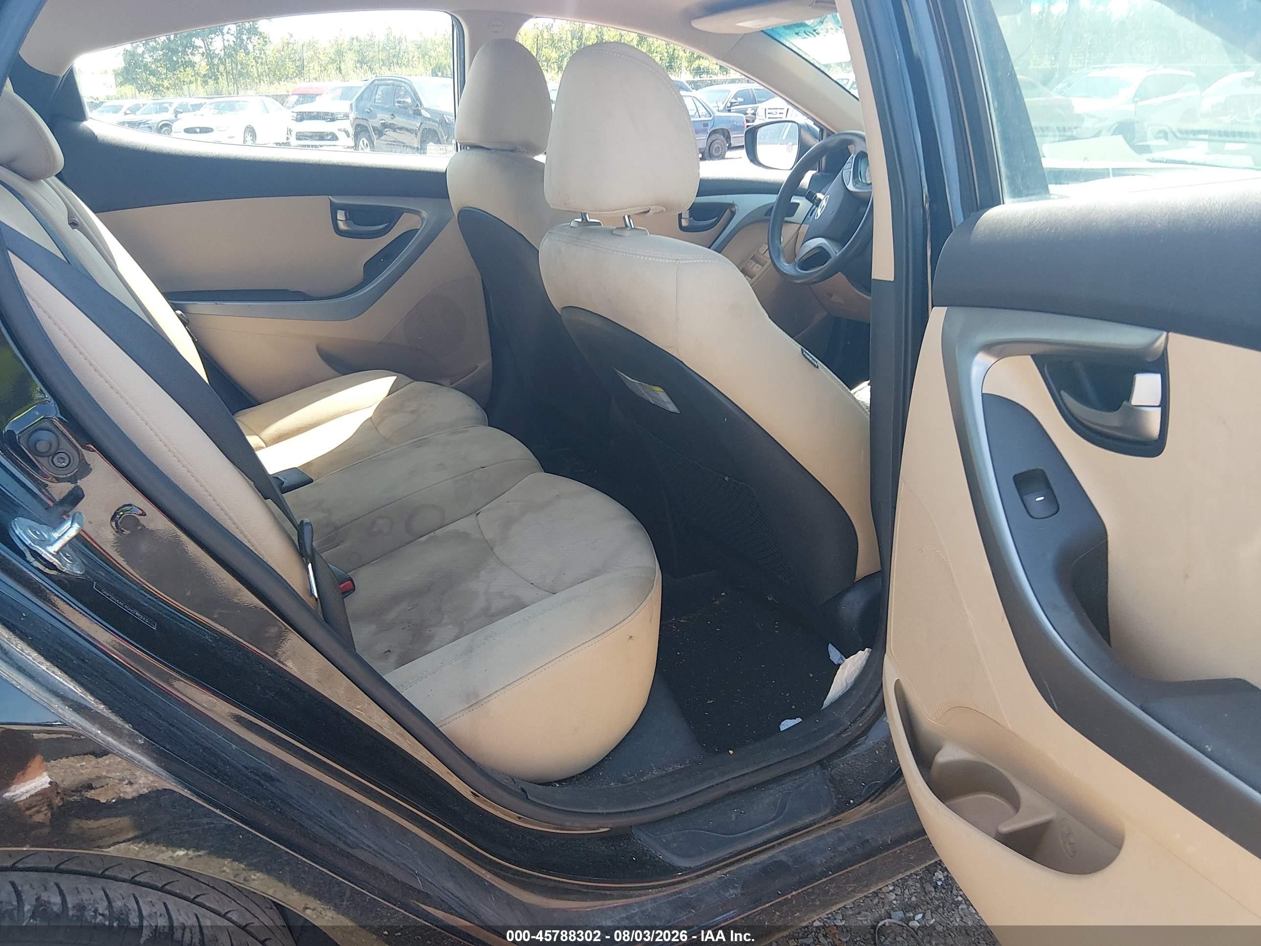 2013 Hyundai Elantra Gls Black vin: 5NPDH4AE4DH241273