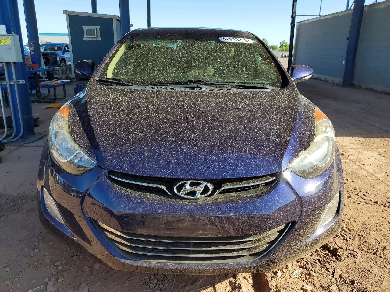 2013 Hyundai Elantra Limited Blue vin: 5NPDH4AE4DH254170