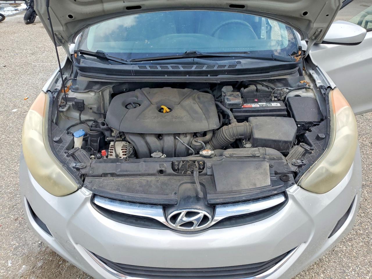 2013 Hyundai Elantra Gls Silver vin: 5NPDH4AE4DH260860