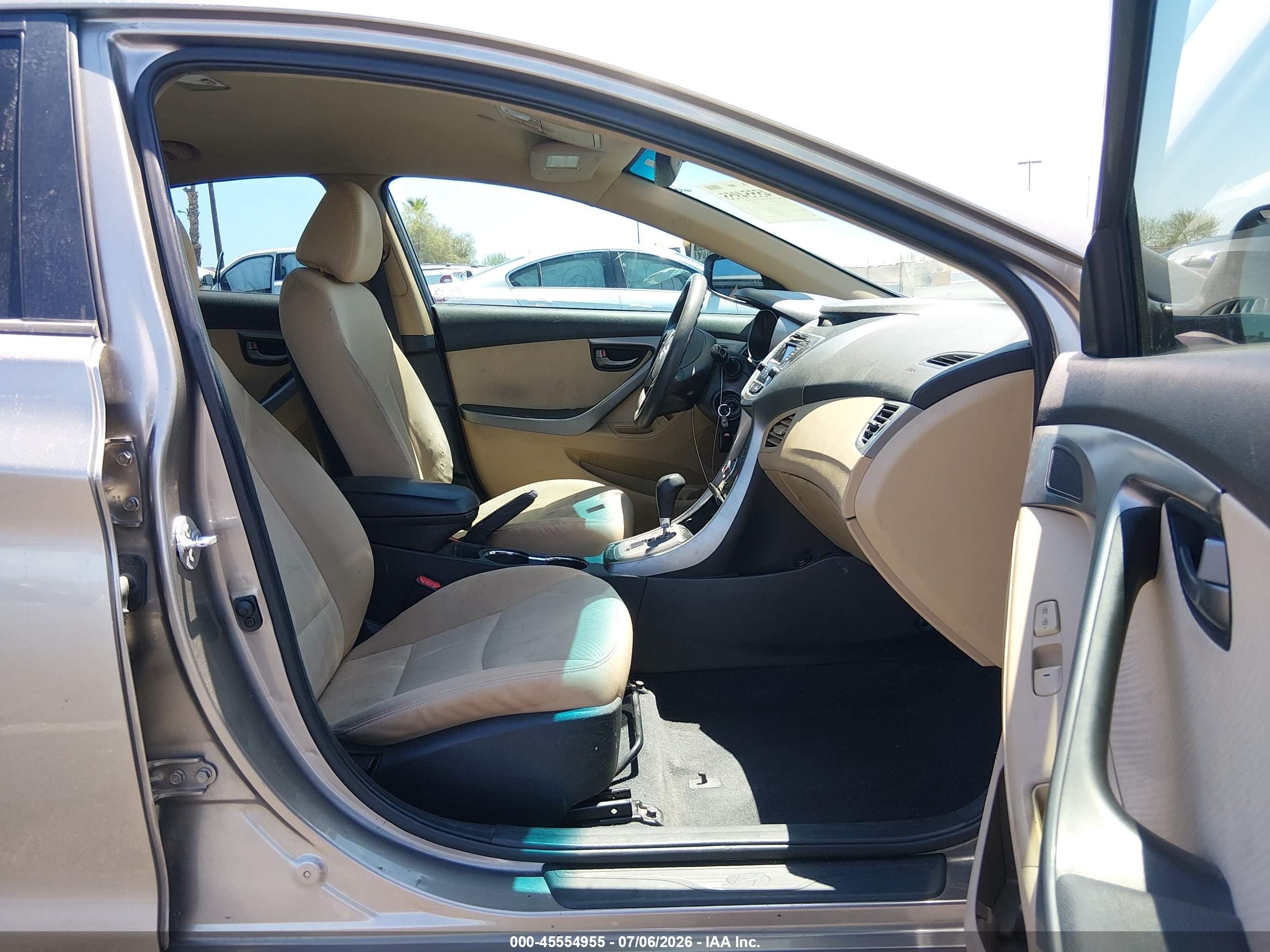 2013 Hyundai Elantra Gls Gray vin: 5NPDH4AE4DH261412