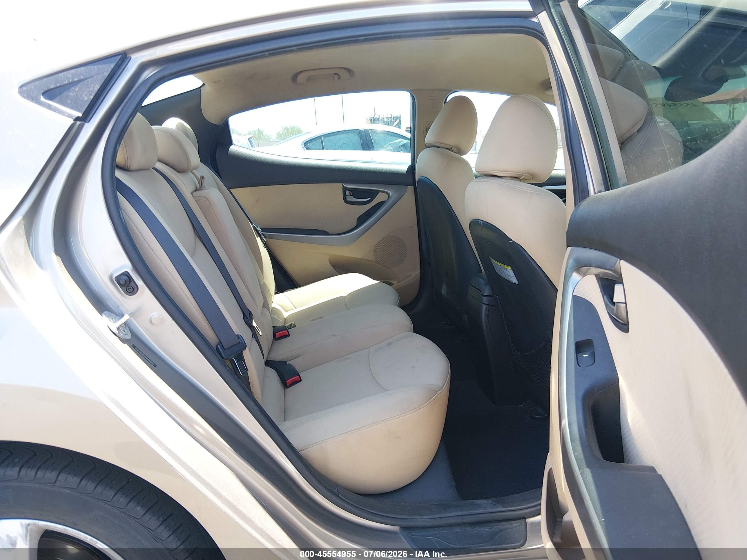2013 Hyundai Elantra Gls Gray vin: 5NPDH4AE4DH261412