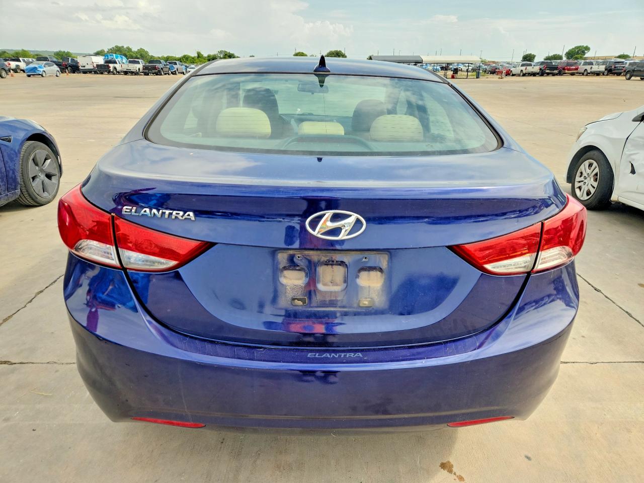 2013 Hyundai Elantra Gls Blue vin: 5NPDH4AE4DH263676