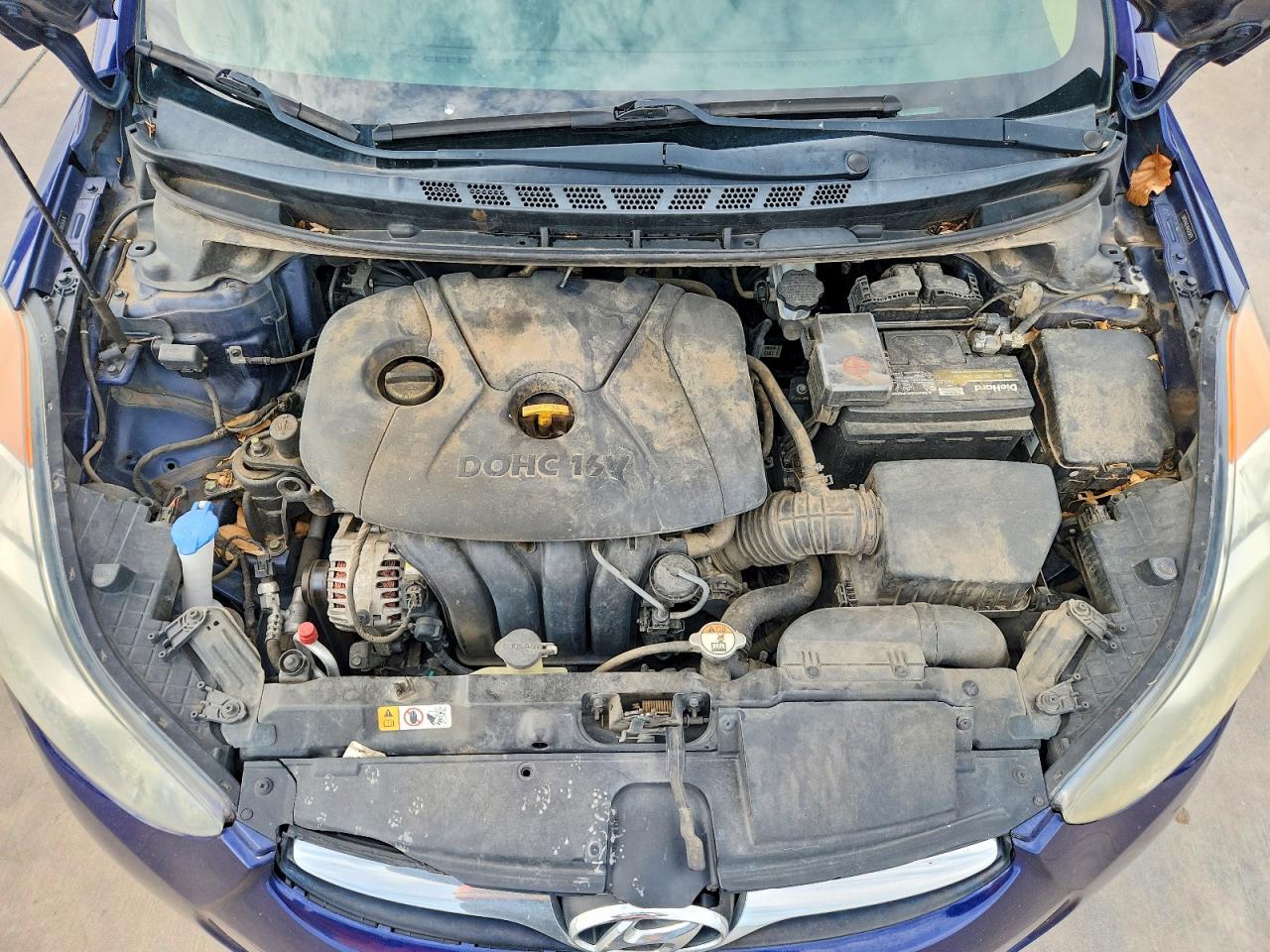 2013 Hyundai Elantra Gls Blue vin: 5NPDH4AE4DH263676