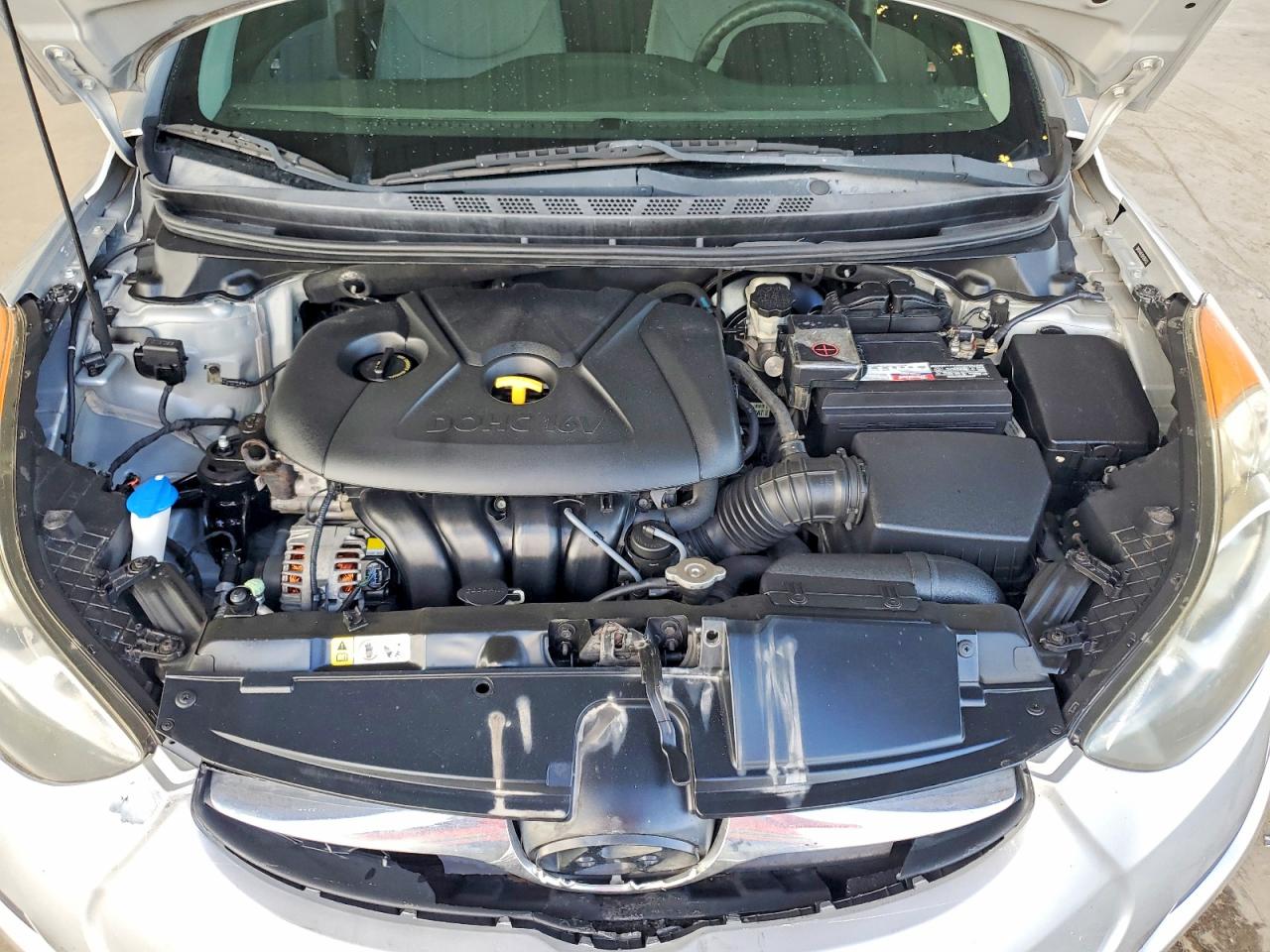 2013 Hyundai Elantra Gls Silver vin: 5NPDH4AE4DH266433