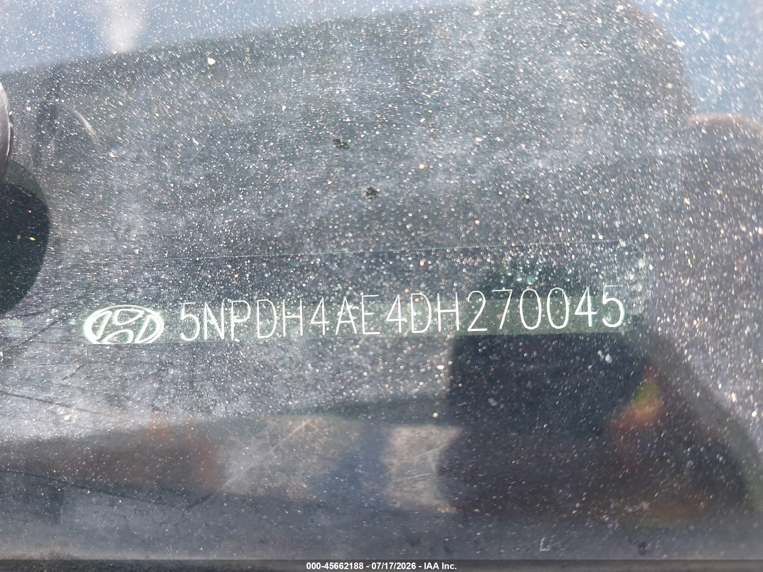 2013 Hyundai Elantra Limited White vin: 5NPDH4AE4DH270045