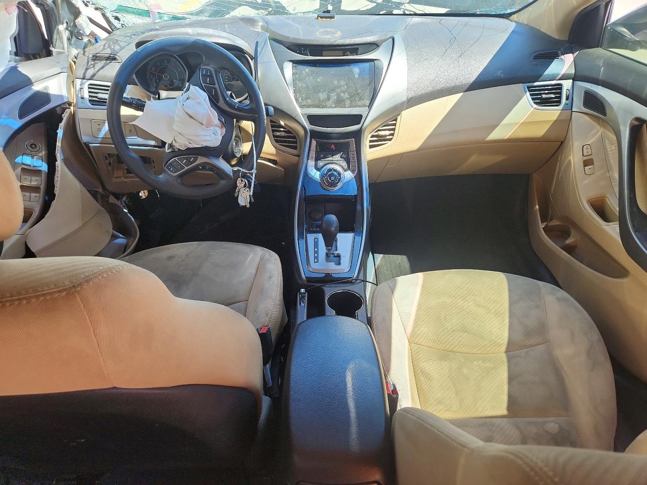2013 Hyundai Elantra Gls Tan vin: 5NPDH4AE4DH272104