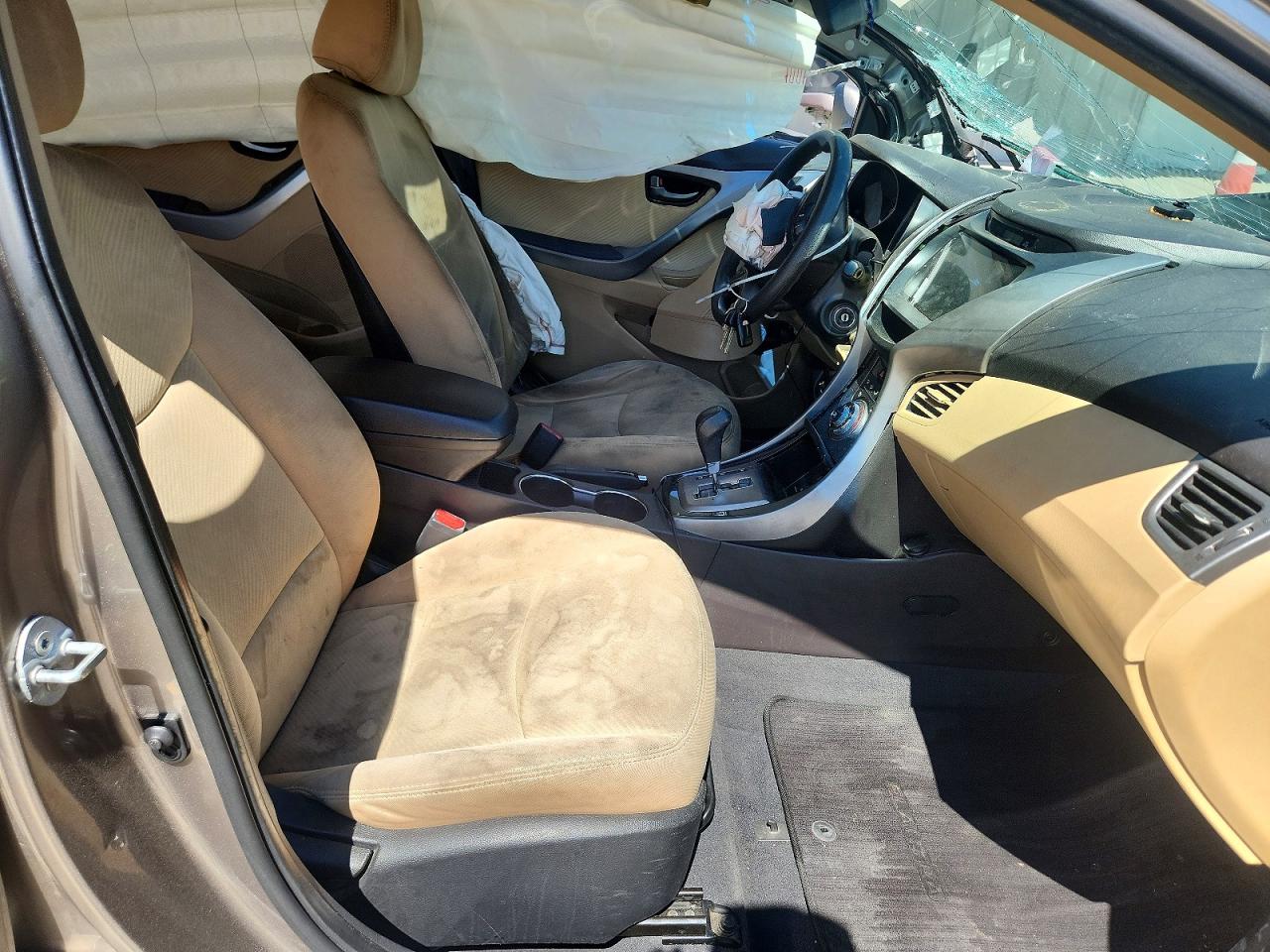 2013 Hyundai Elantra Gls Tan vin: 5NPDH4AE4DH272104