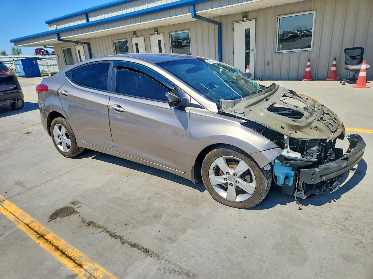 2013 Hyundai Elantra Gls Tan vin: 5NPDH4AE4DH272104