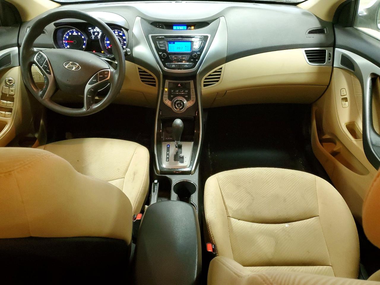 2013 Hyundai Elantra Gls White vin: 5NPDH4AE4DH281241