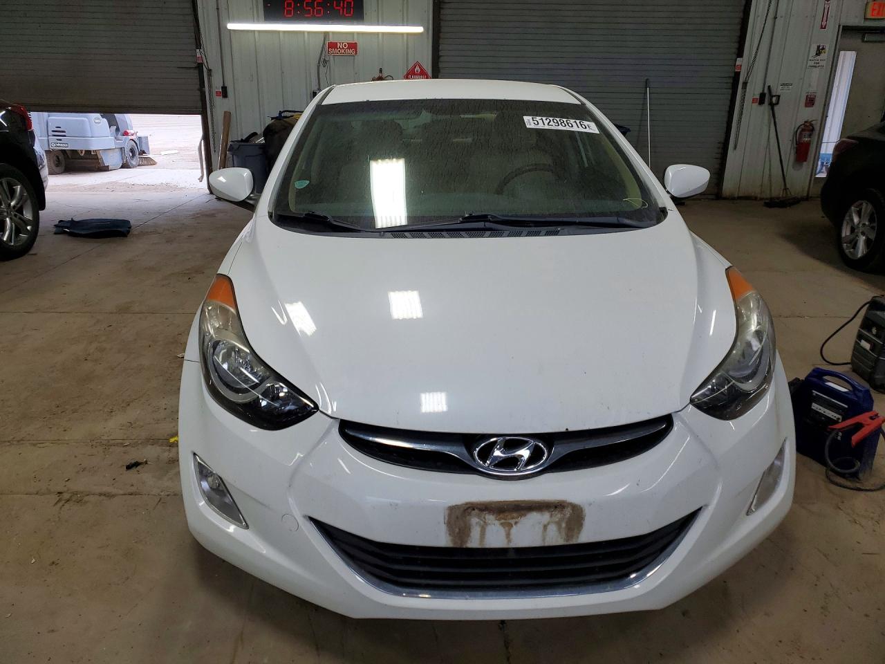 2013 Hyundai Elantra Gls White vin: 5NPDH4AE4DH281241