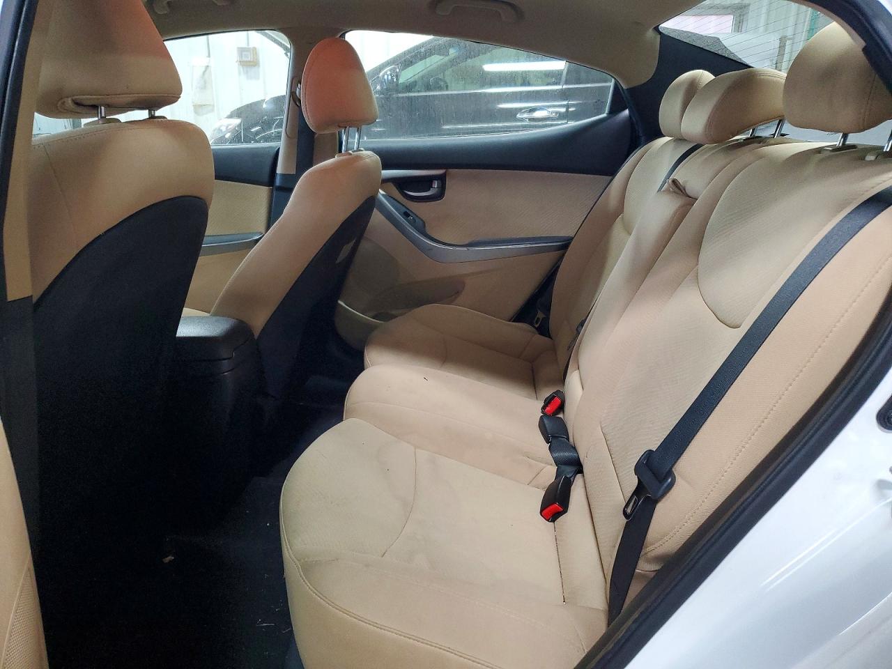 2013 Hyundai Elantra Gls White vin: 5NPDH4AE4DH281241