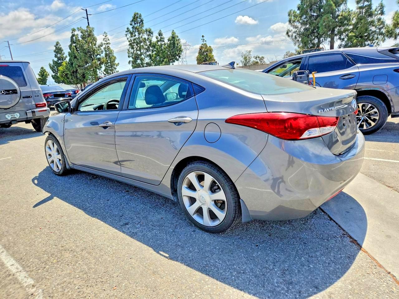 2013 Hyundai Elantra Limited Charcoal vin: 5NPDH4AE4DH284995