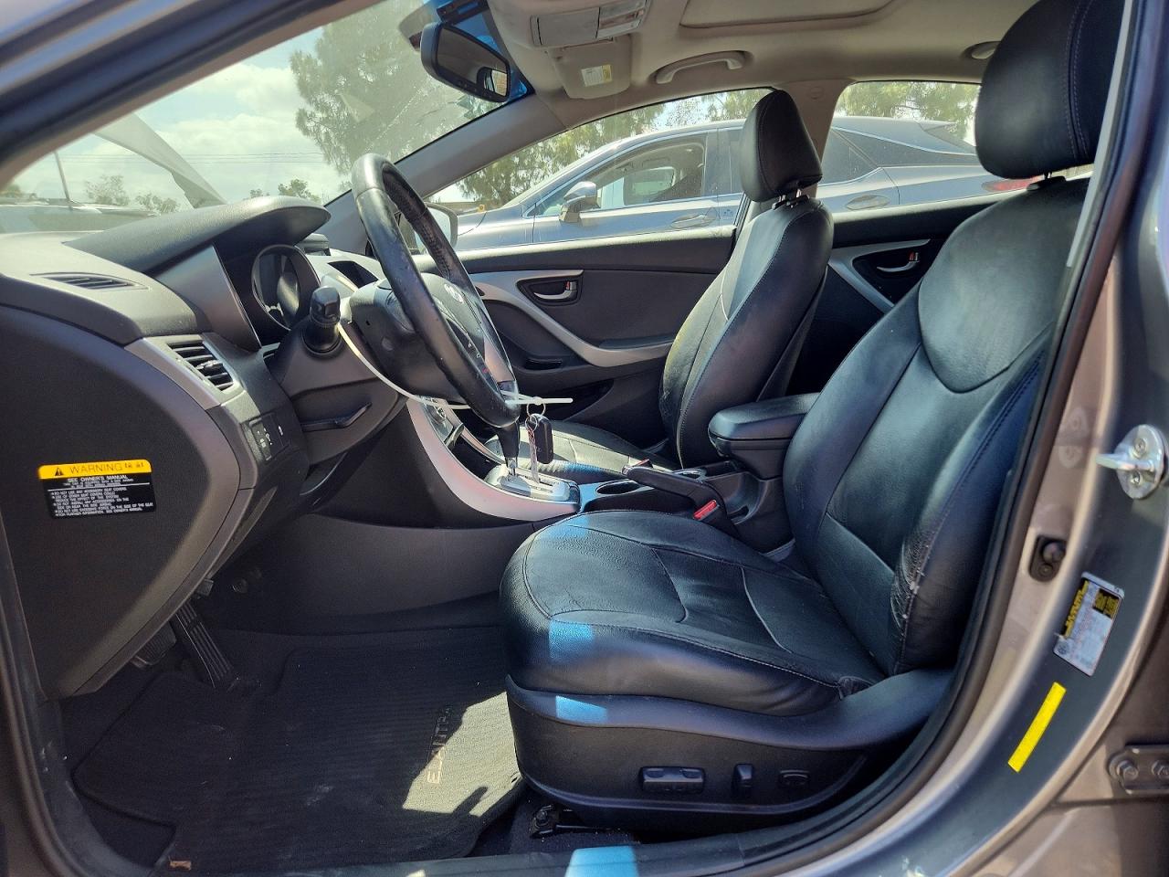 2013 Hyundai Elantra Limited Charcoal vin: 5NPDH4AE4DH284995