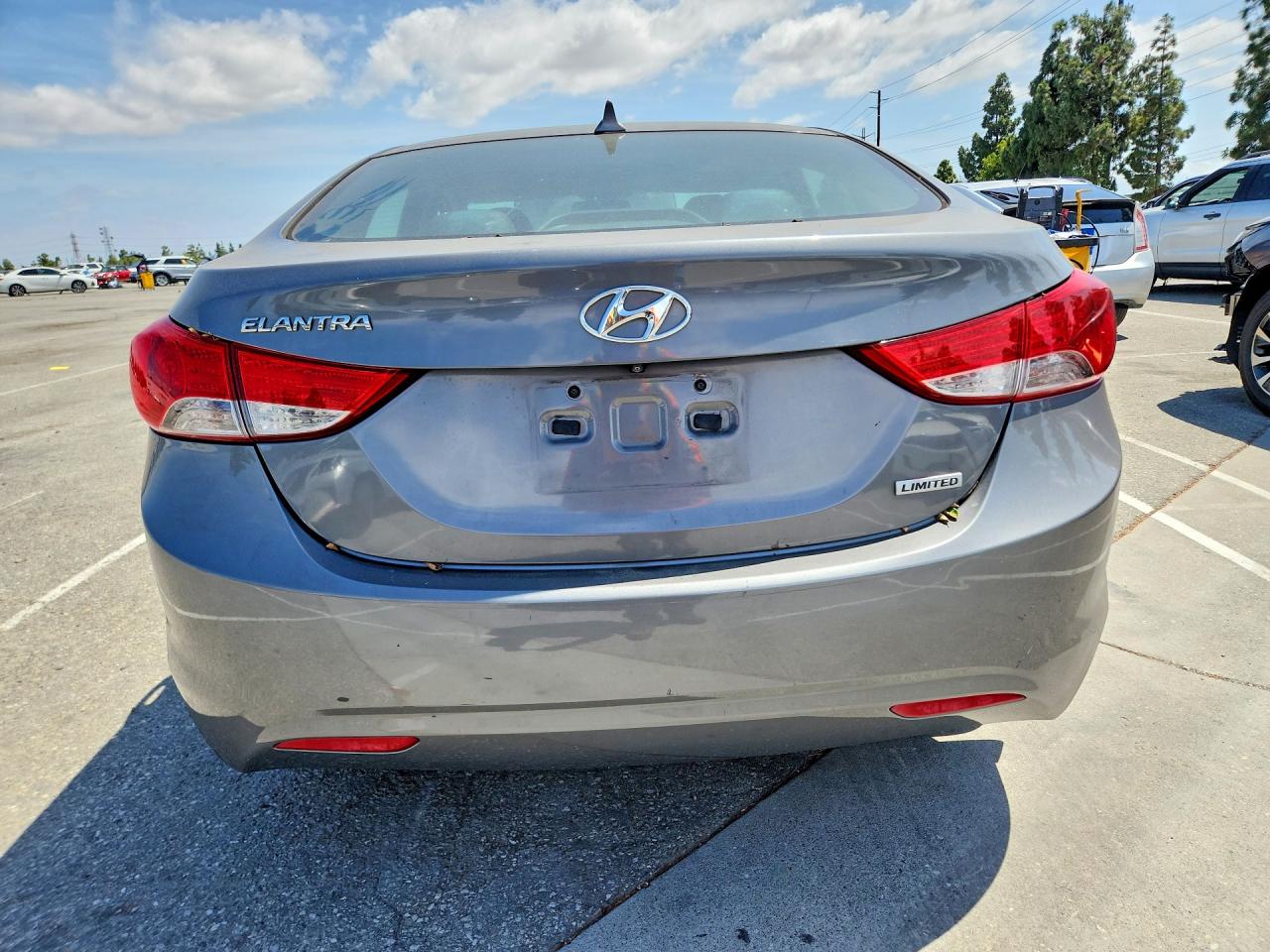 2013 Hyundai Elantra Limited Charcoal vin: 5NPDH4AE4DH284995
