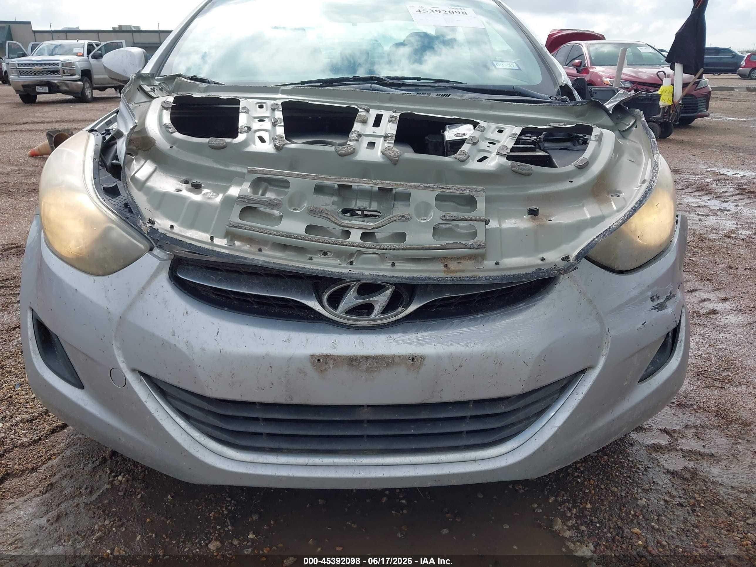 2013 Hyundai Elantra Gls Серебряный vin: 5NPDH4AE4DH287251