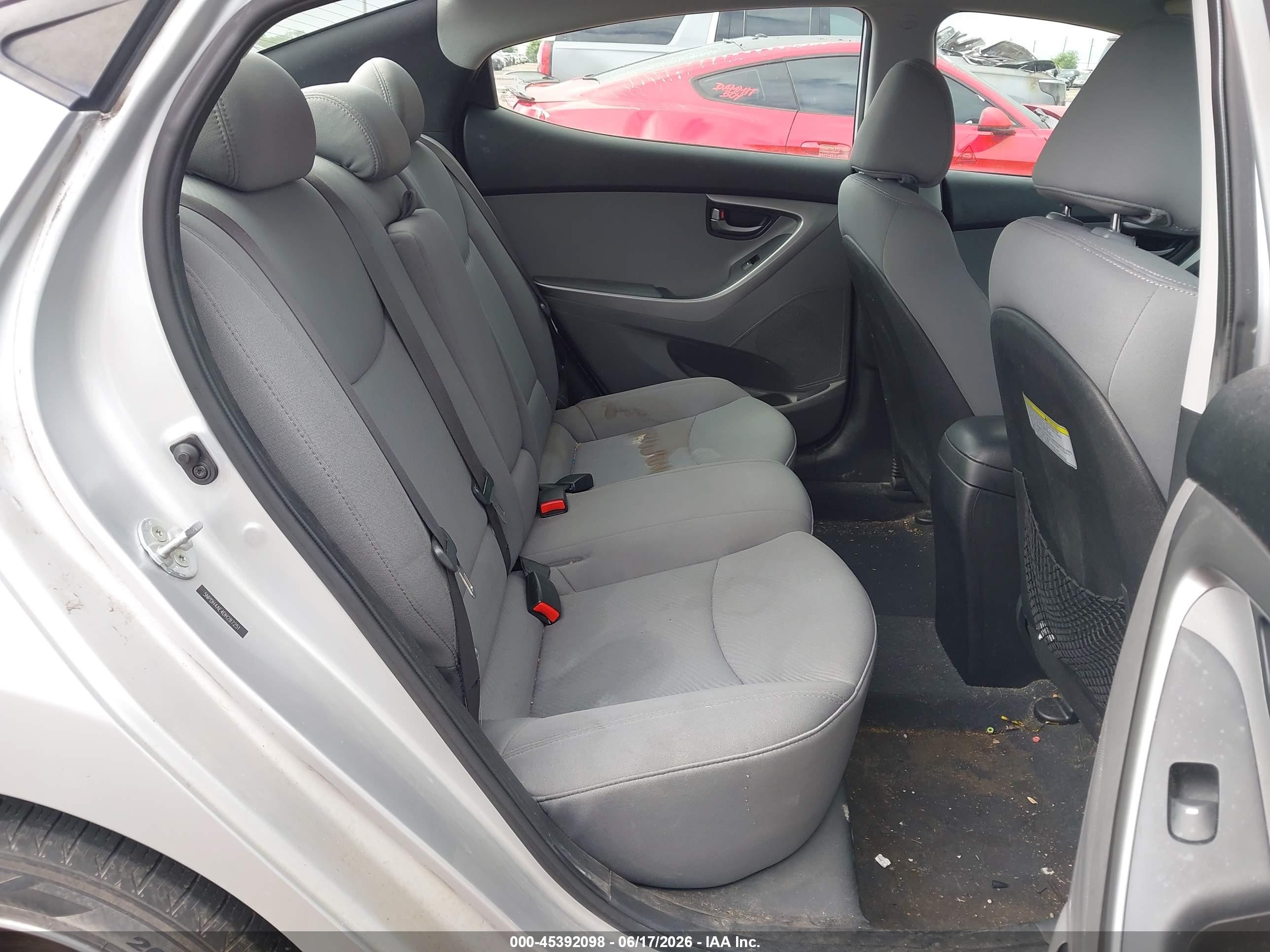 2013 Hyundai Elantra Gls Серебряный vin: 5NPDH4AE4DH287251