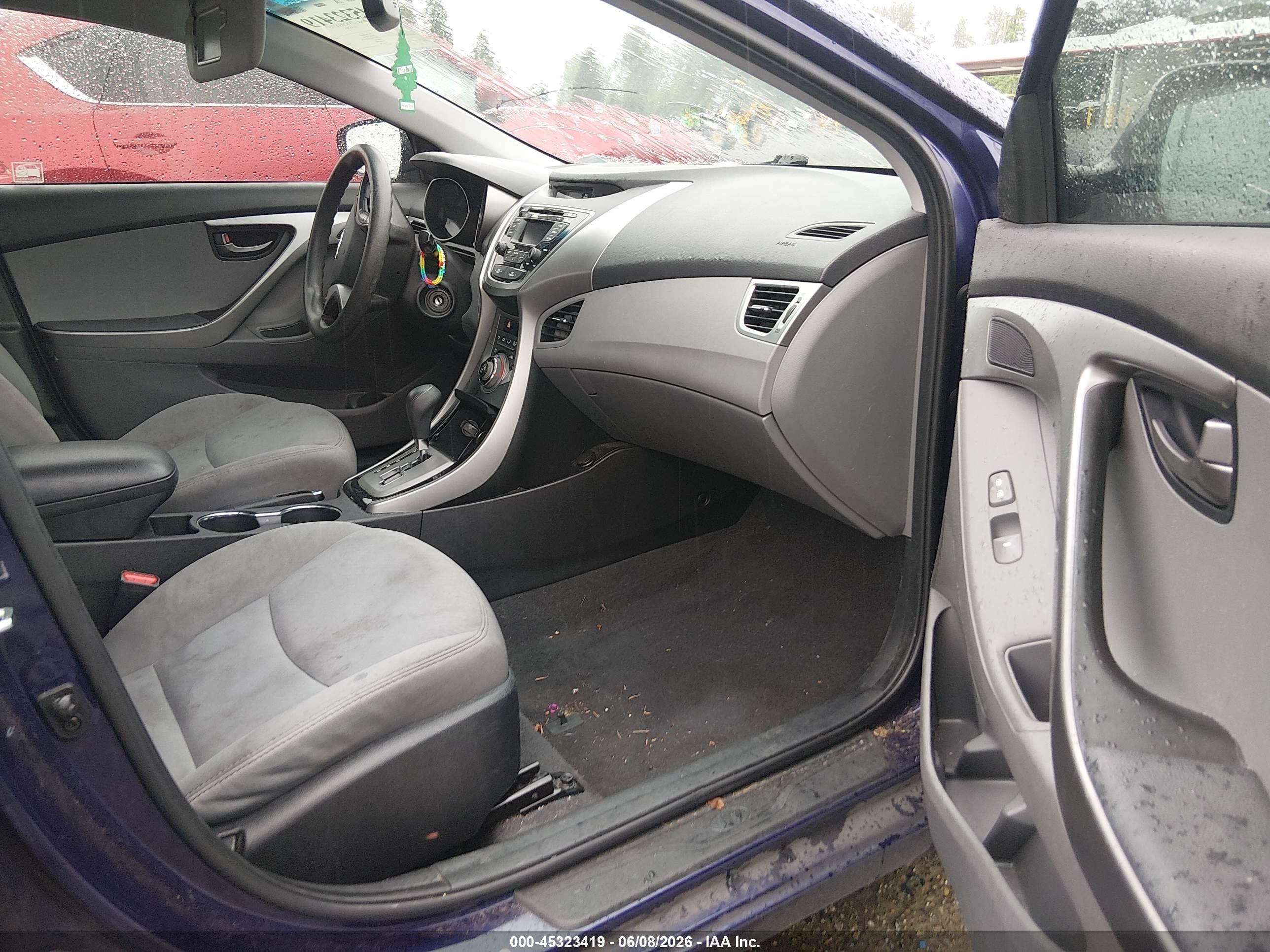 2013 Hyundai Elantra Gls Blue vin: 5NPDH4AE4DH290635