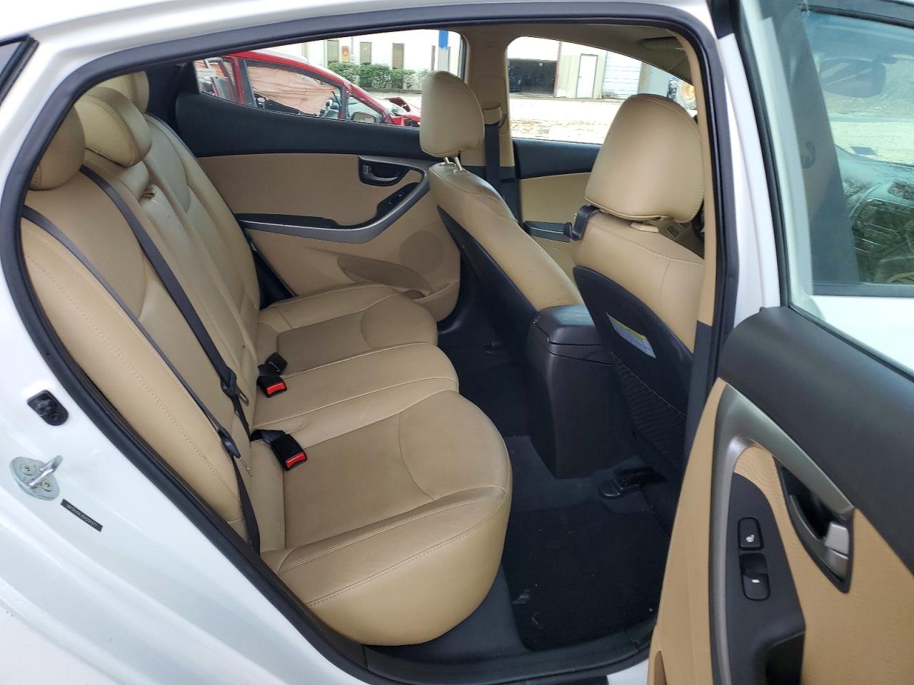 2013 Hyundai Elantra Limited White vin: 5NPDH4AE4DH291977
