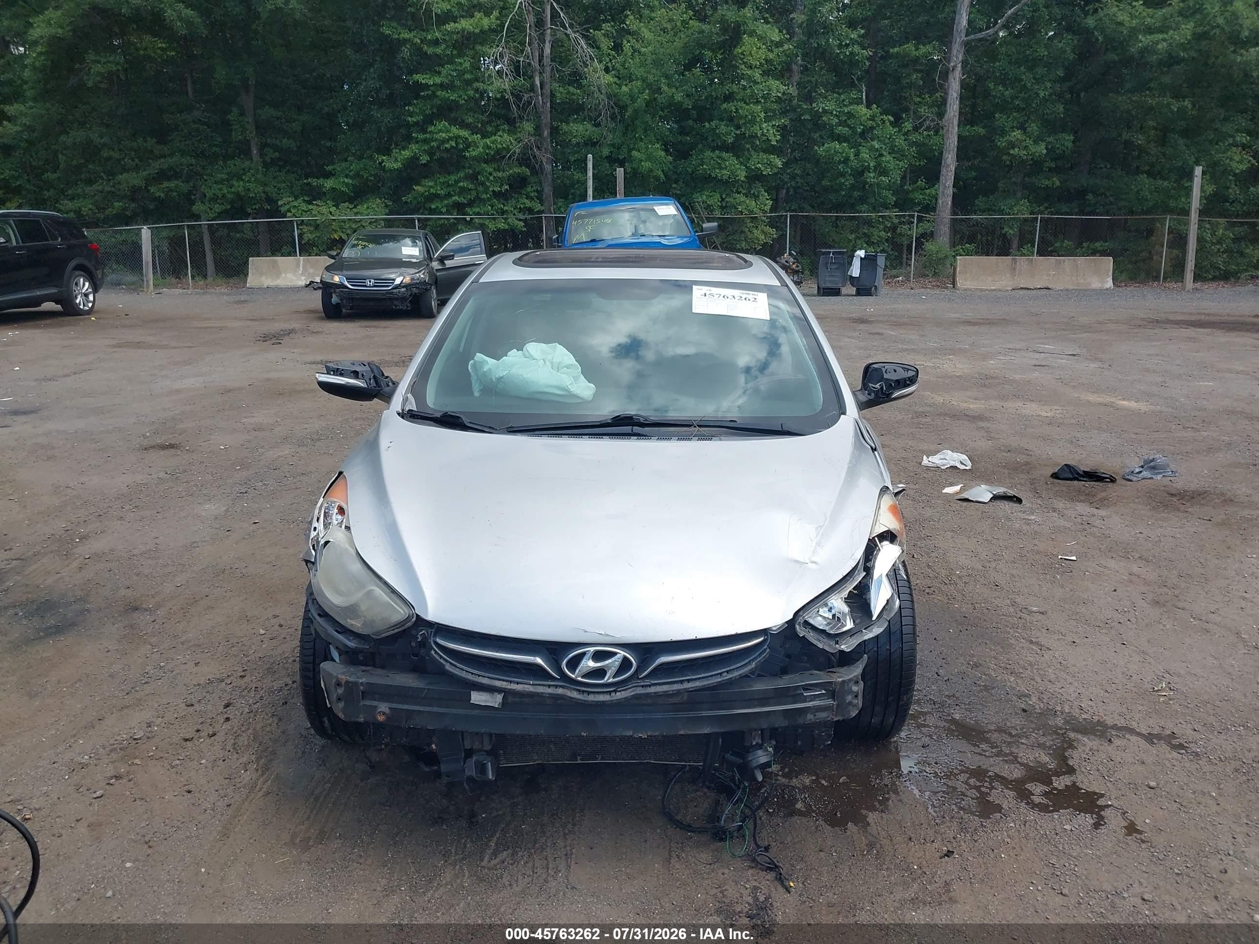 2013 Hyundai Elantra Limited Silver vin: 5NPDH4AE4DH295611