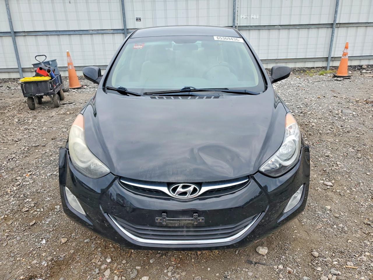 2013 Hyundai Elantra Gls Black vin: 5NPDH4AE4DH302878