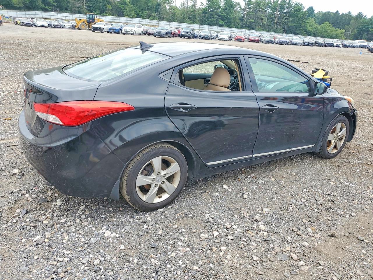 2013 Hyundai Elantra Gls Black vin: 5NPDH4AE4DH302878