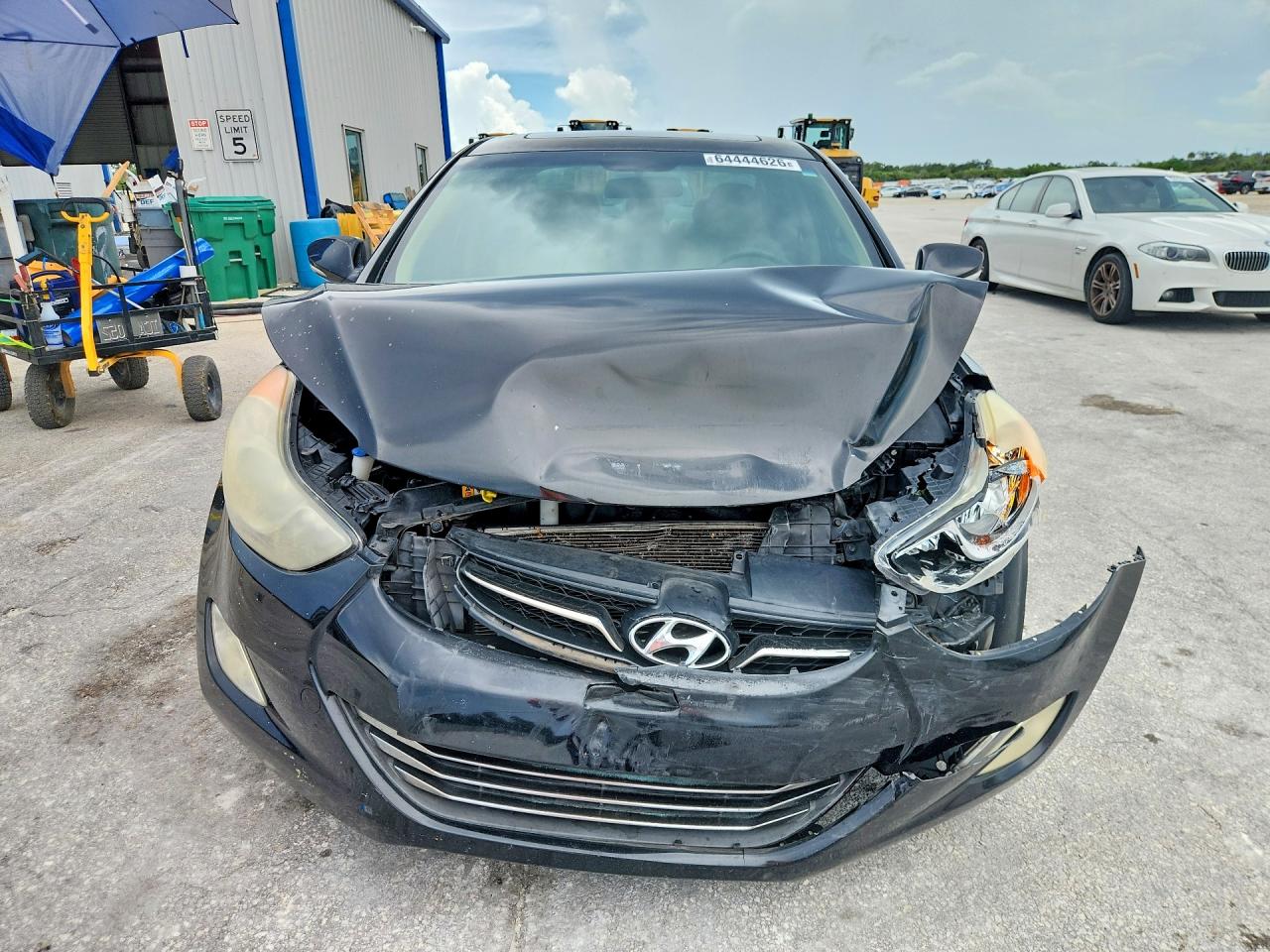 2013 Hyundai Elantra Limited Black vin: 5NPDH4AE4DH303125