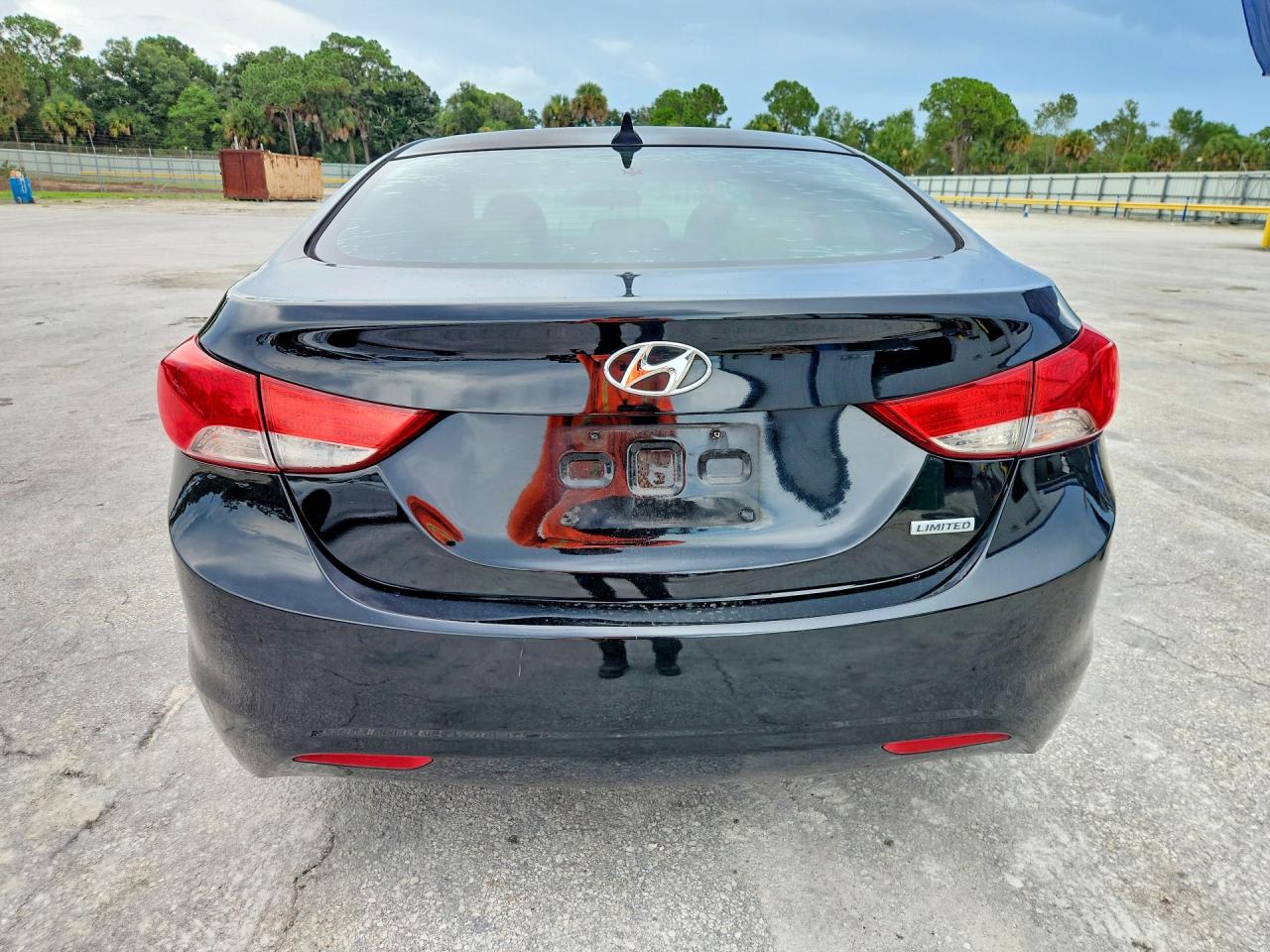 2013 Hyundai Elantra Limited Black vin: 5NPDH4AE4DH303125