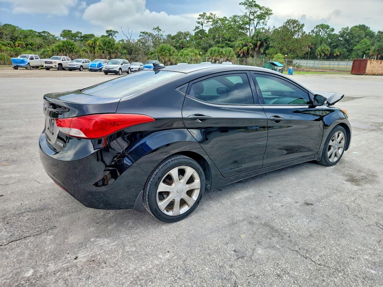 2013 Hyundai Elantra Limited Black vin: 5NPDH4AE4DH303125