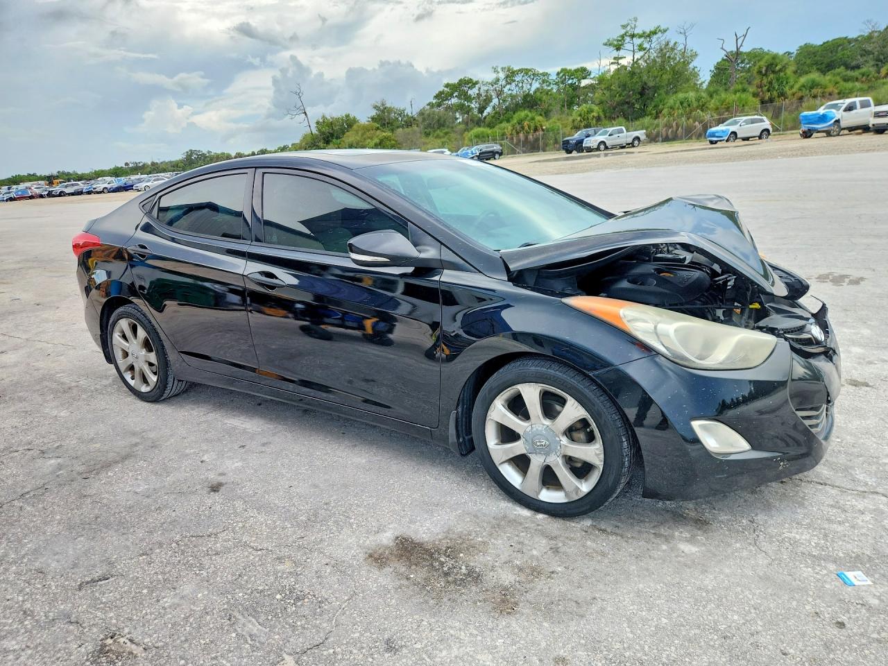 2013 Hyundai Elantra Limited Black vin: 5NPDH4AE4DH303125