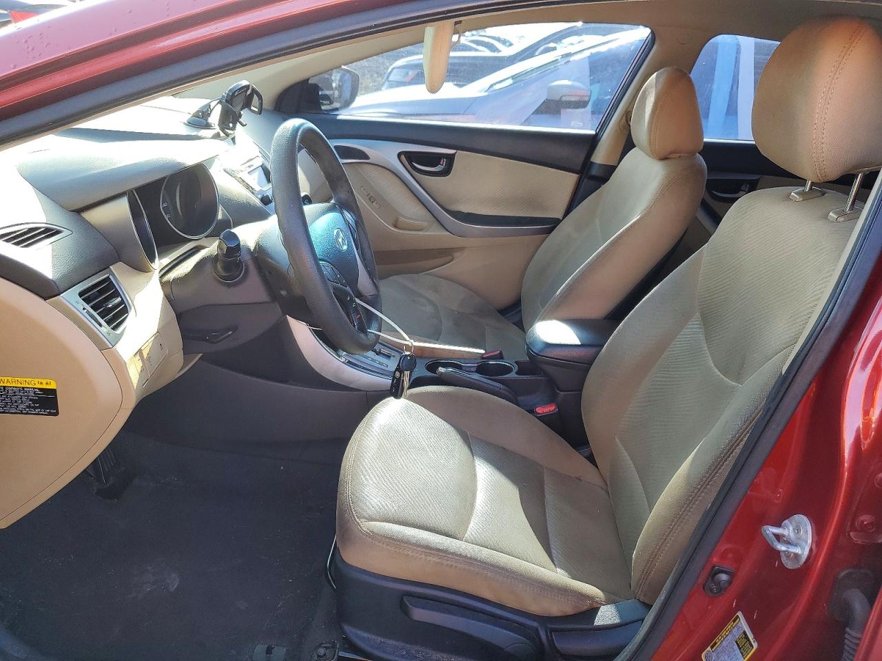 2013 Hyundai Elantra Gls Red vin: 5NPDH4AE4DH303304