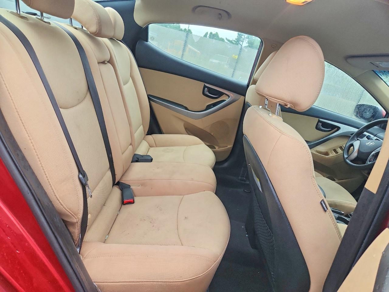 2013 Hyundai Elantra Gls Red vin: 5NPDH4AE4DH303562