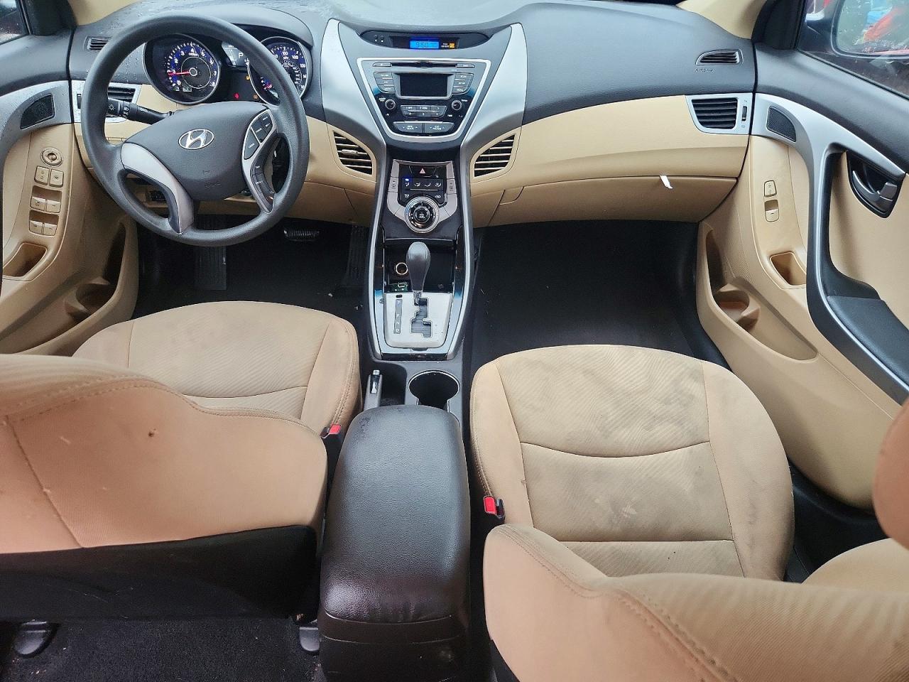 2013 Hyundai Elantra Gls Red vin: 5NPDH4AE4DH303562