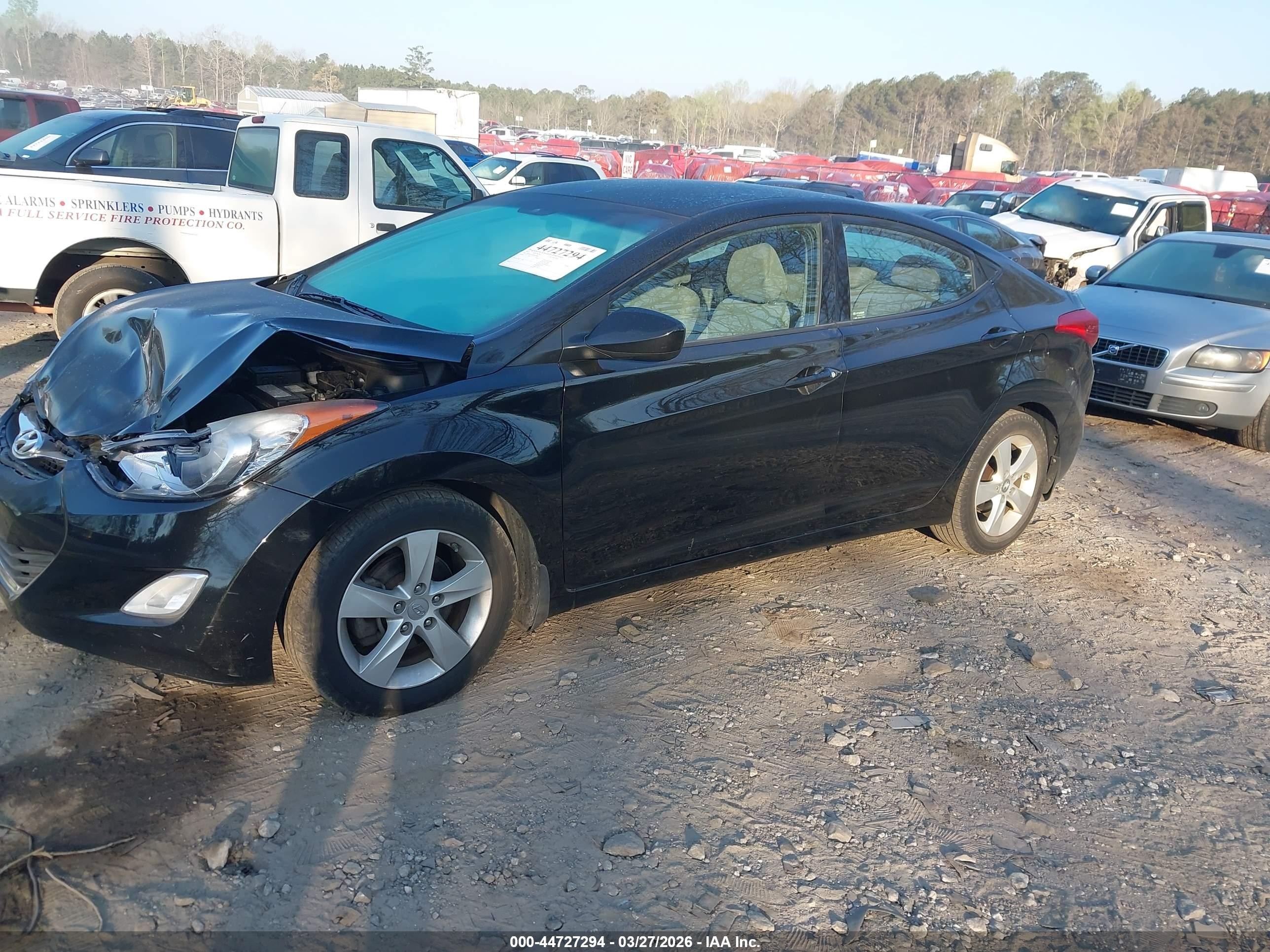 2013 Hyundai Elantra Gls Black vin: 5NPDH4AE4DH304081