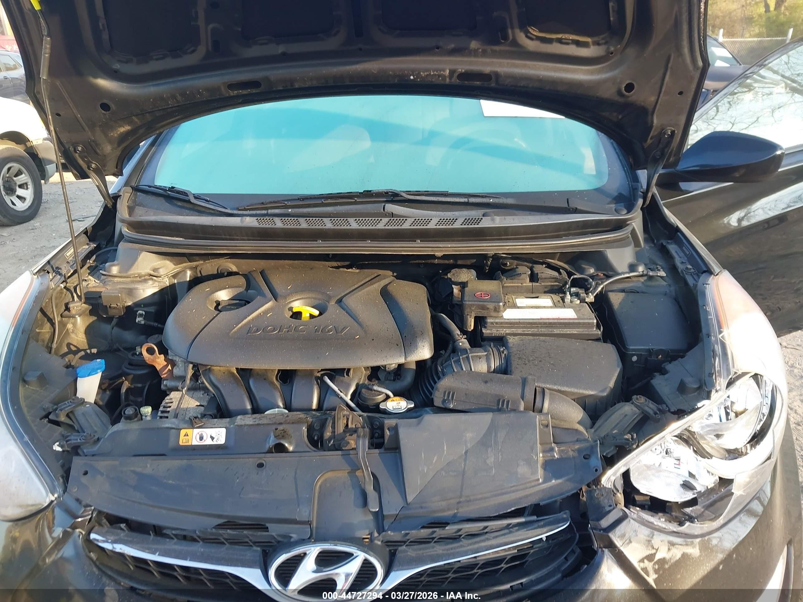 2013 Hyundai Elantra Gls Black vin: 5NPDH4AE4DH304081