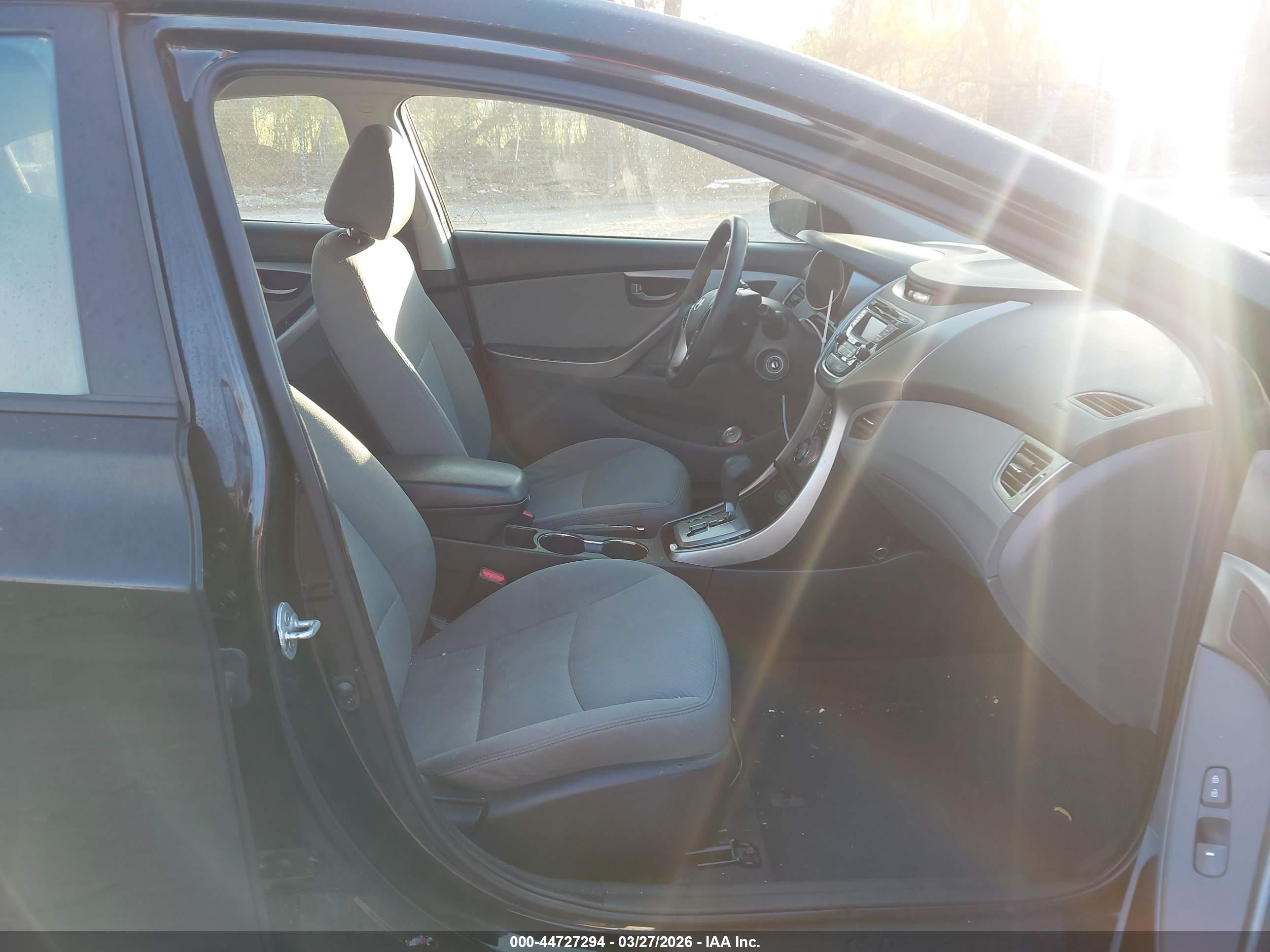 2013 Hyundai Elantra Gls Black vin: 5NPDH4AE4DH304081