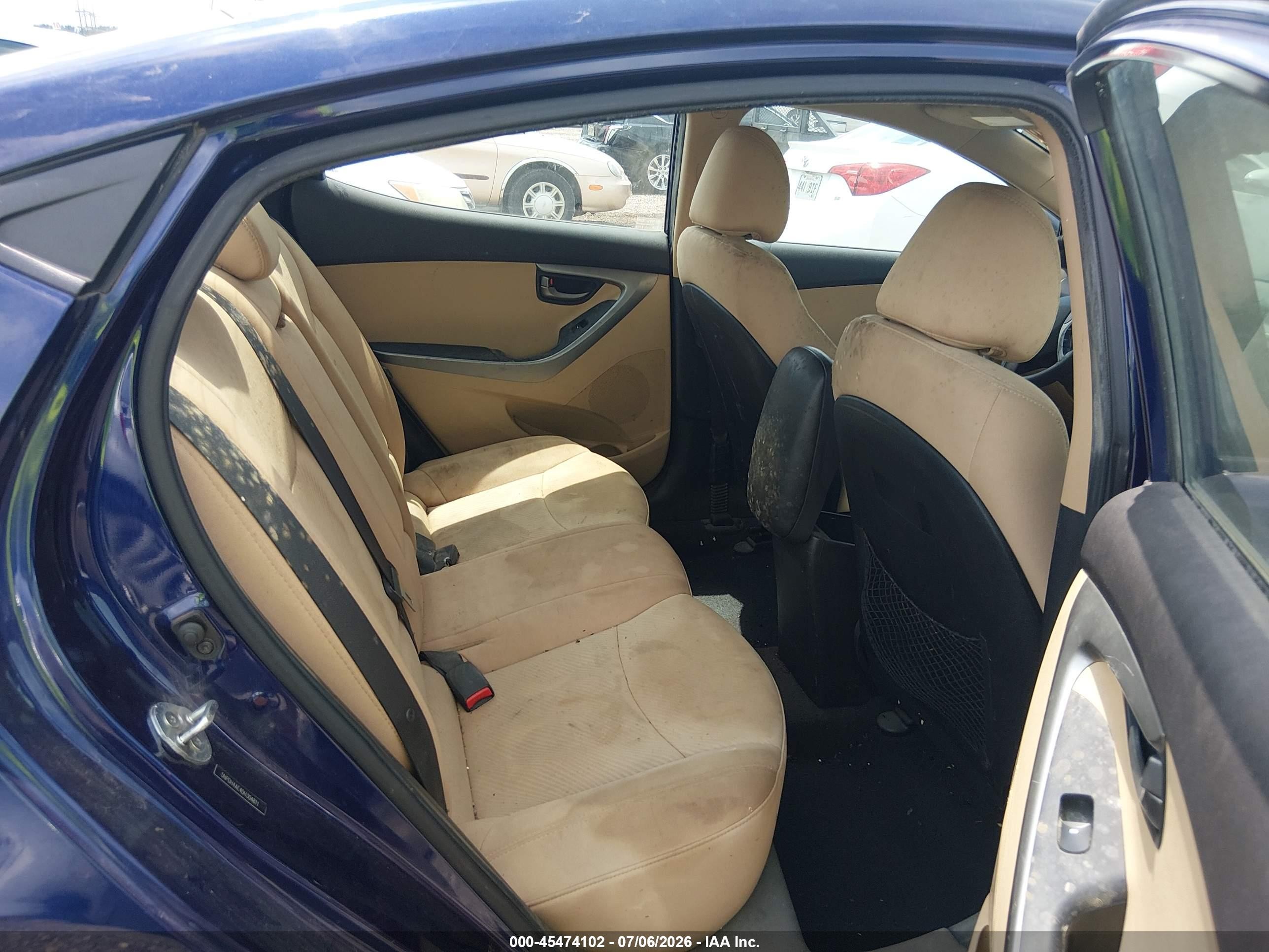 2013 Hyundai Elantra Gls Blue vin: 5NPDH4AE4DH304811