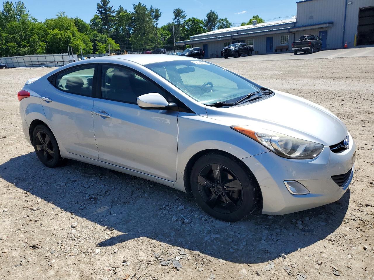 2013 Hyundai Elantra Gls Gray vin: 5NPDH4AE4DH308017
