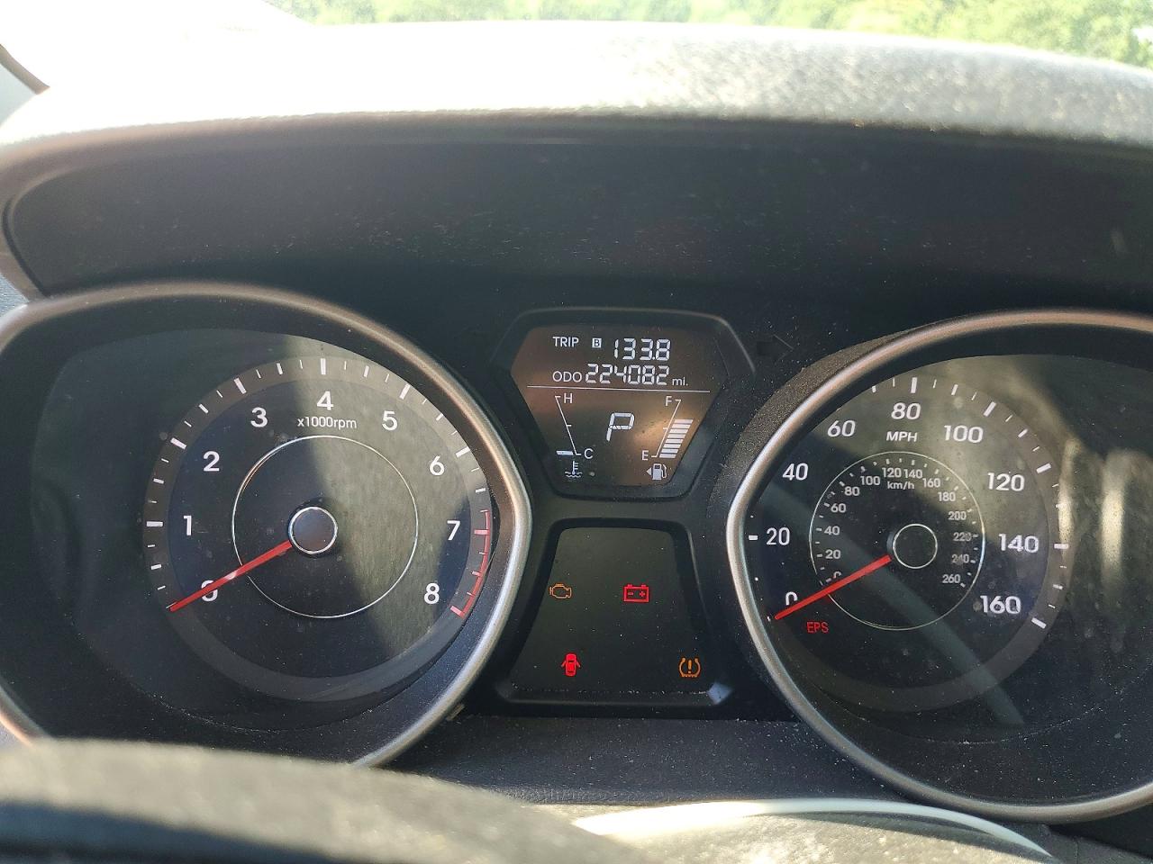 2013 Hyundai Elantra Gls Gray vin: 5NPDH4AE4DH308017