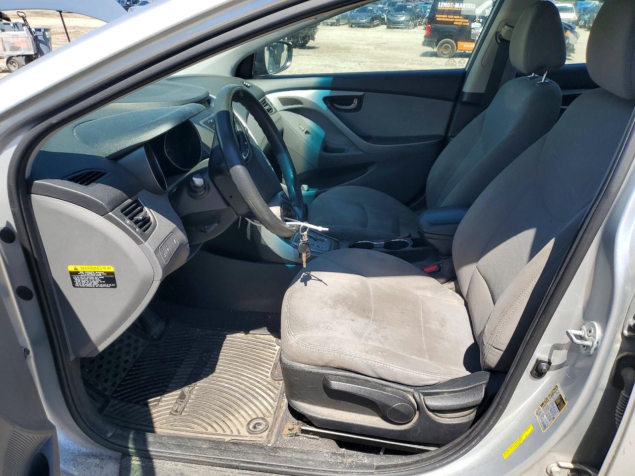2013 Hyundai Elantra Gls Gray vin: 5NPDH4AE4DH308017