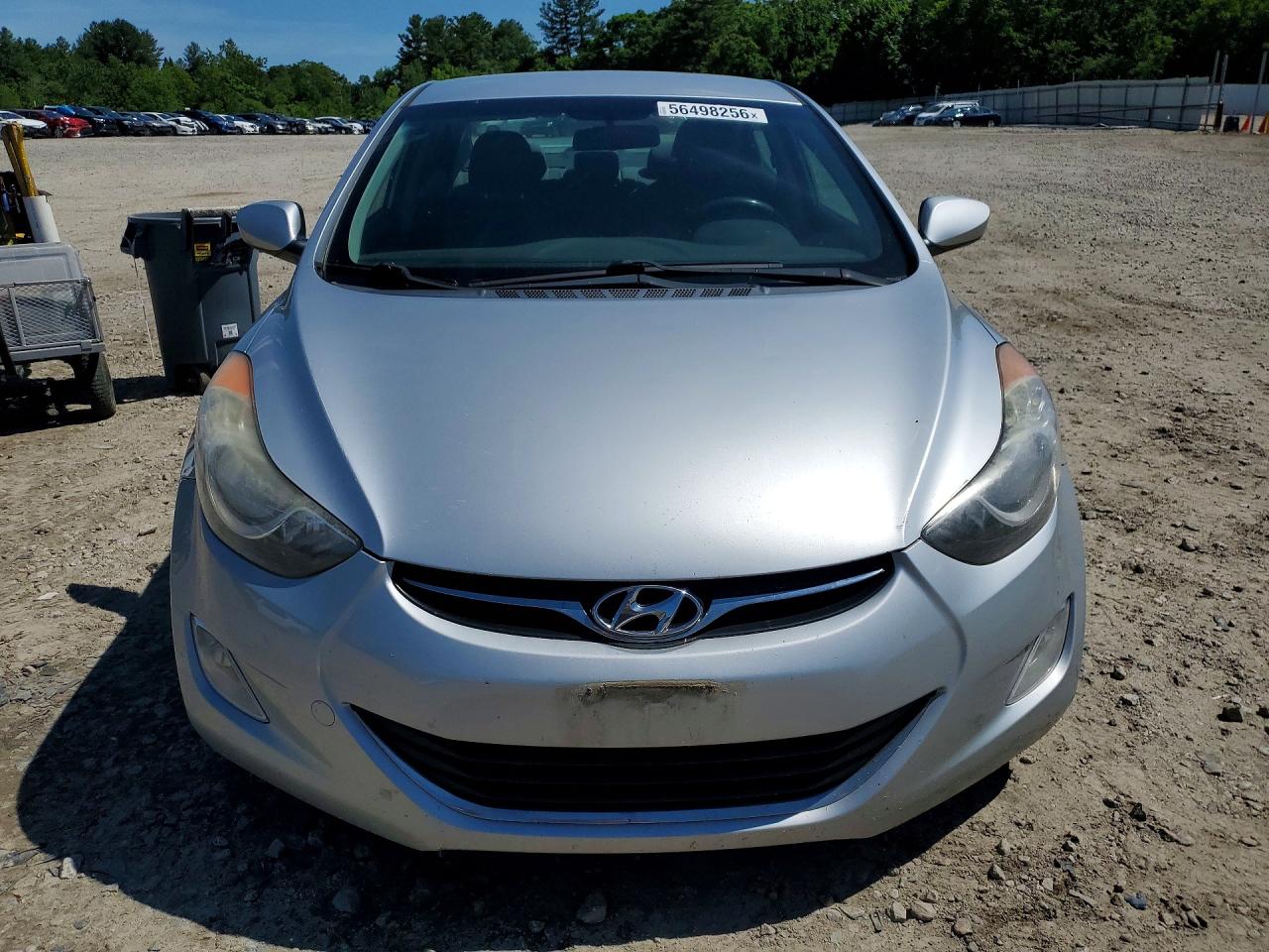 2013 Hyundai Elantra Gls Gray vin: 5NPDH4AE4DH308017
