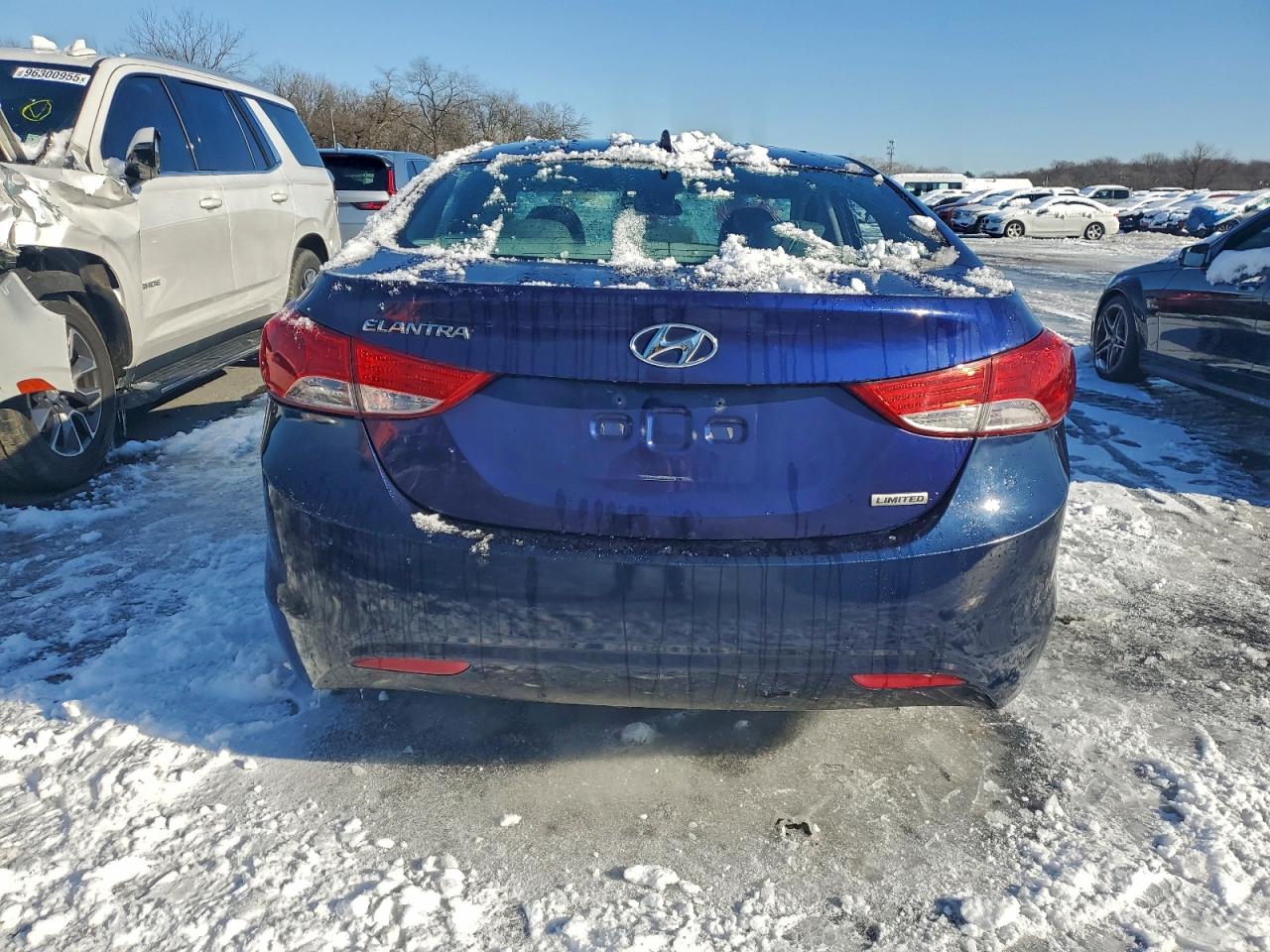 2013 Hyundai Elantra Gls Blue vin: 5NPDH4AE4DH318921