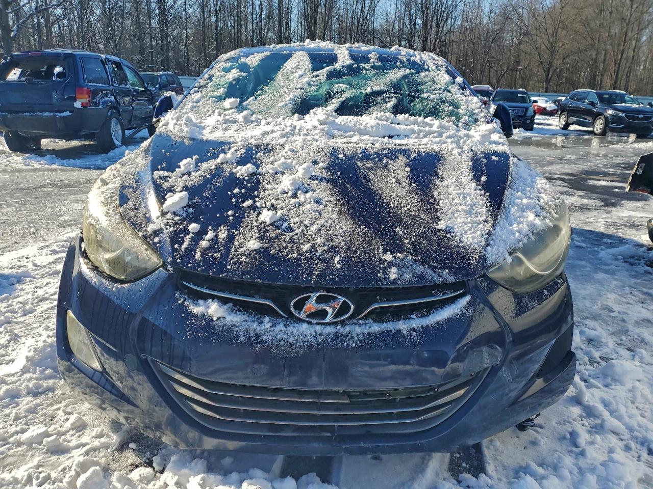 2013 Hyundai Elantra Gls Blue vin: 5NPDH4AE4DH318921