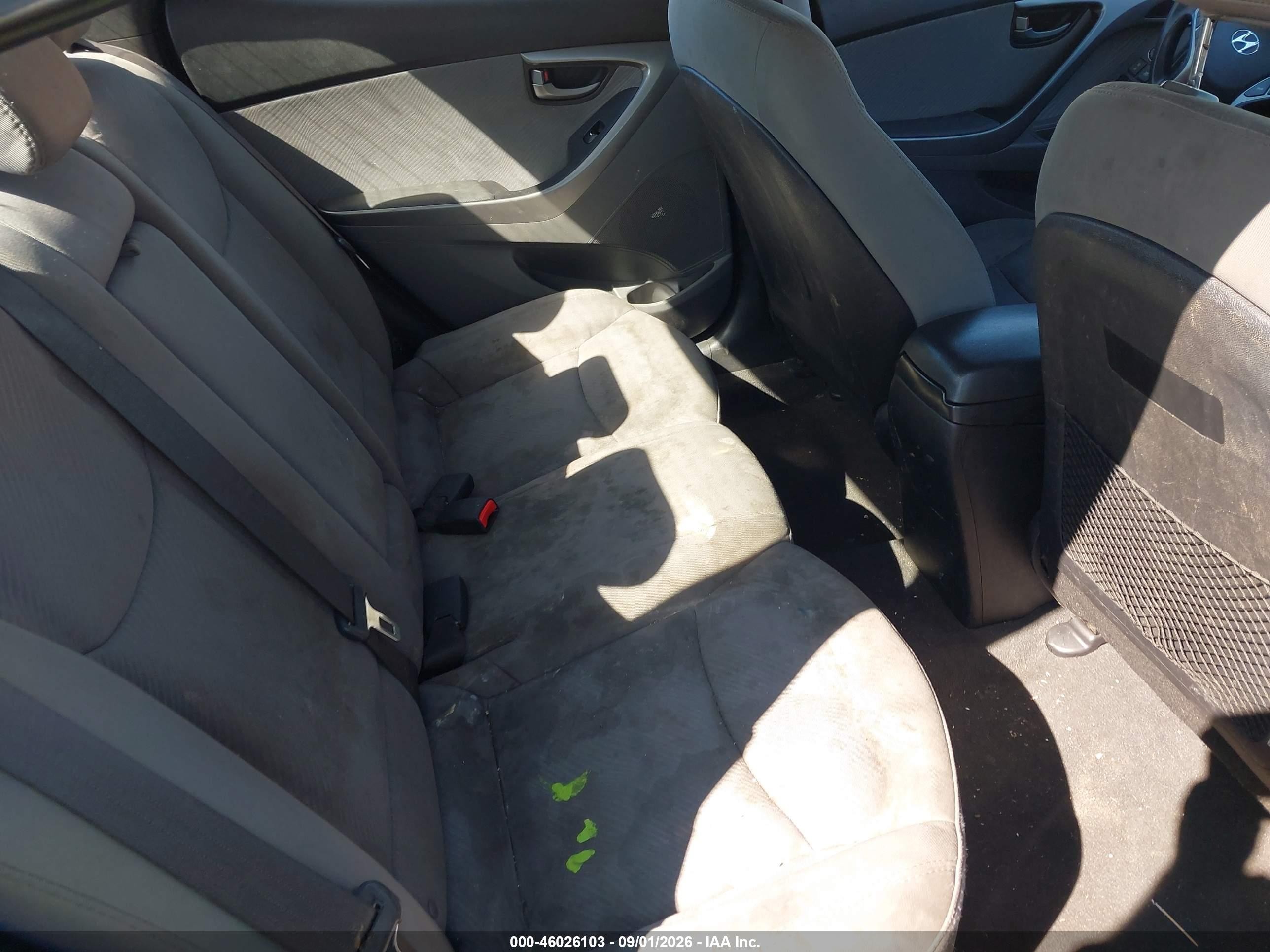 2013 Hyundai Elantra Gls Gray vin: 5NPDH4AE4DH327652
