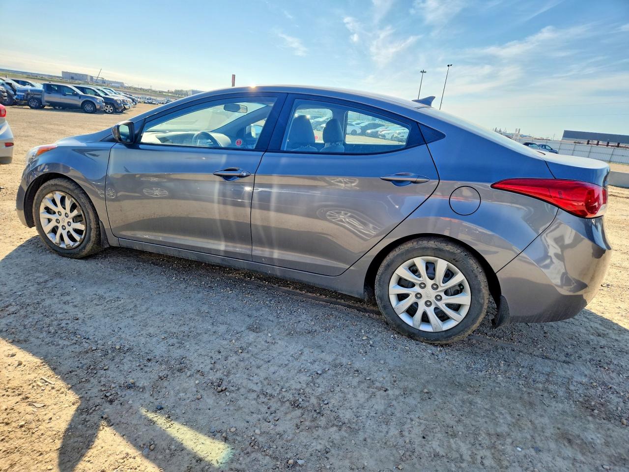 2013 Hyundai Elantra Gls Gray vin: 5NPDH4AE4DH331037