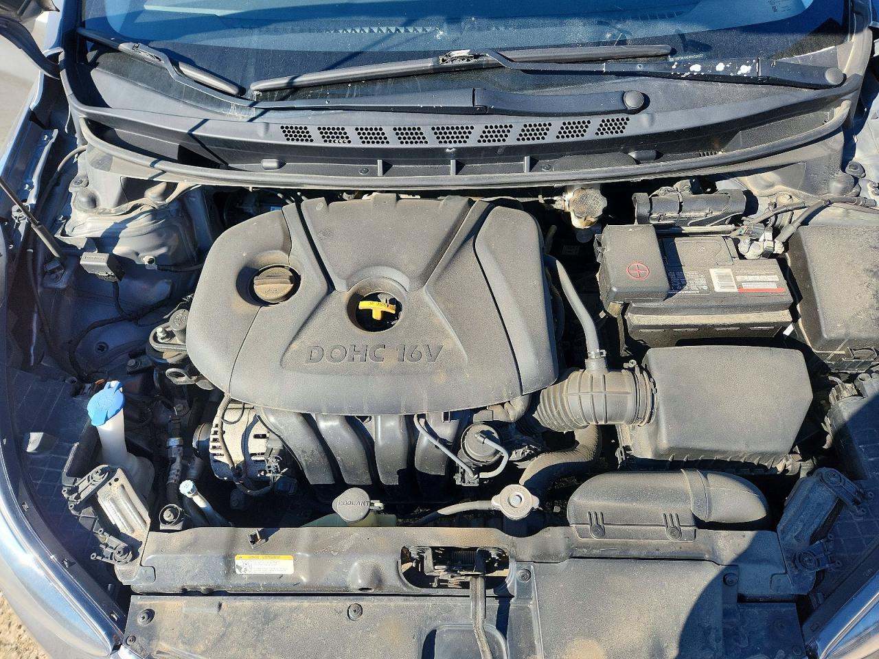 2013 Hyundai Elantra Gls Gray vin: 5NPDH4AE4DH331037