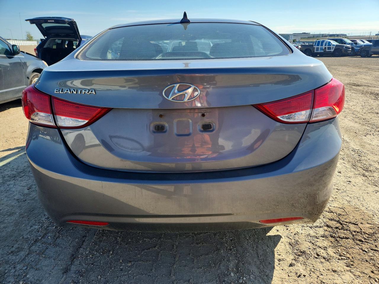 2013 Hyundai Elantra Gls Gray vin: 5NPDH4AE4DH331037
