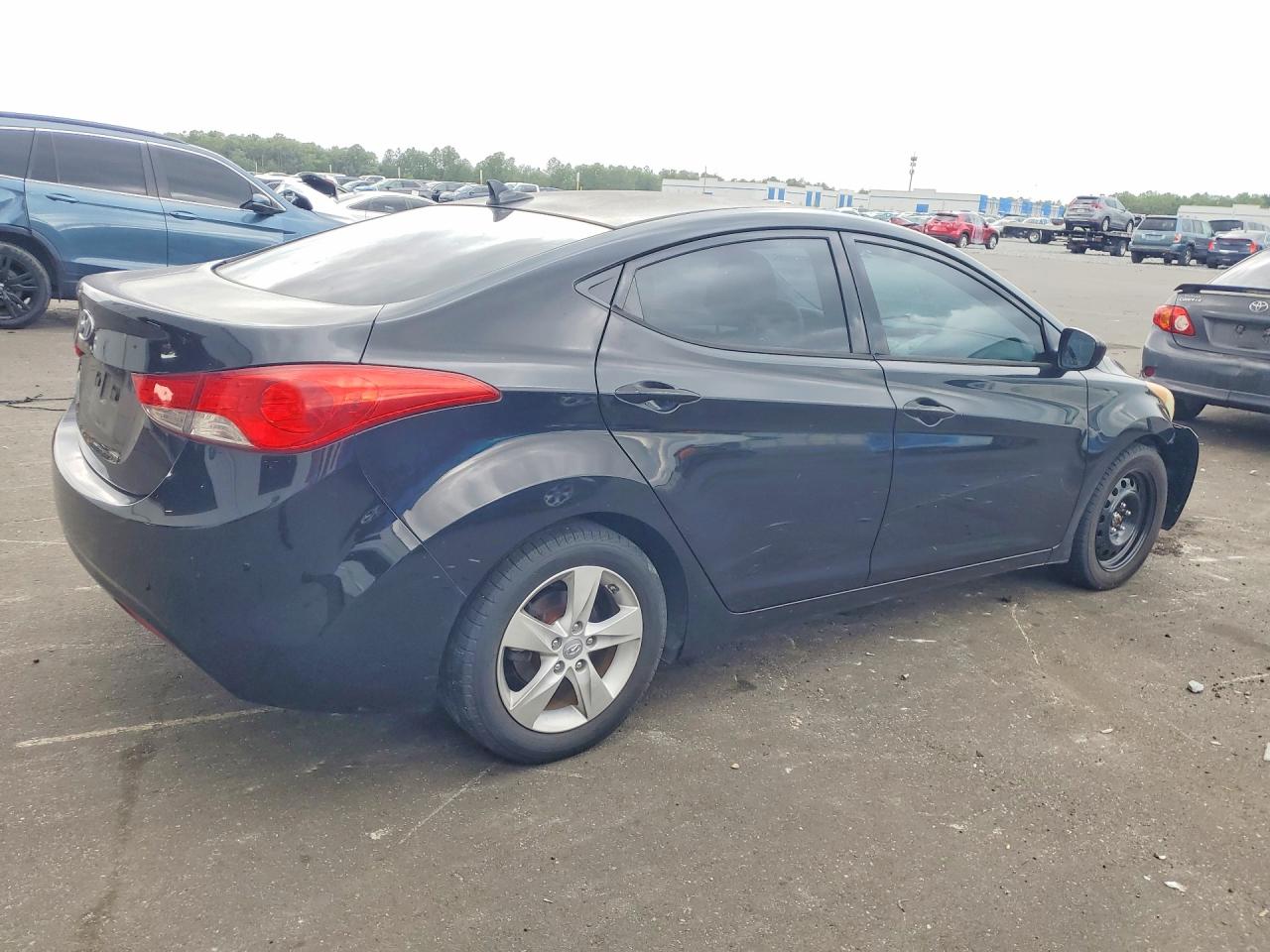2013 Hyundai Elantra Gls Black vin: 5NPDH4AE4DH337744