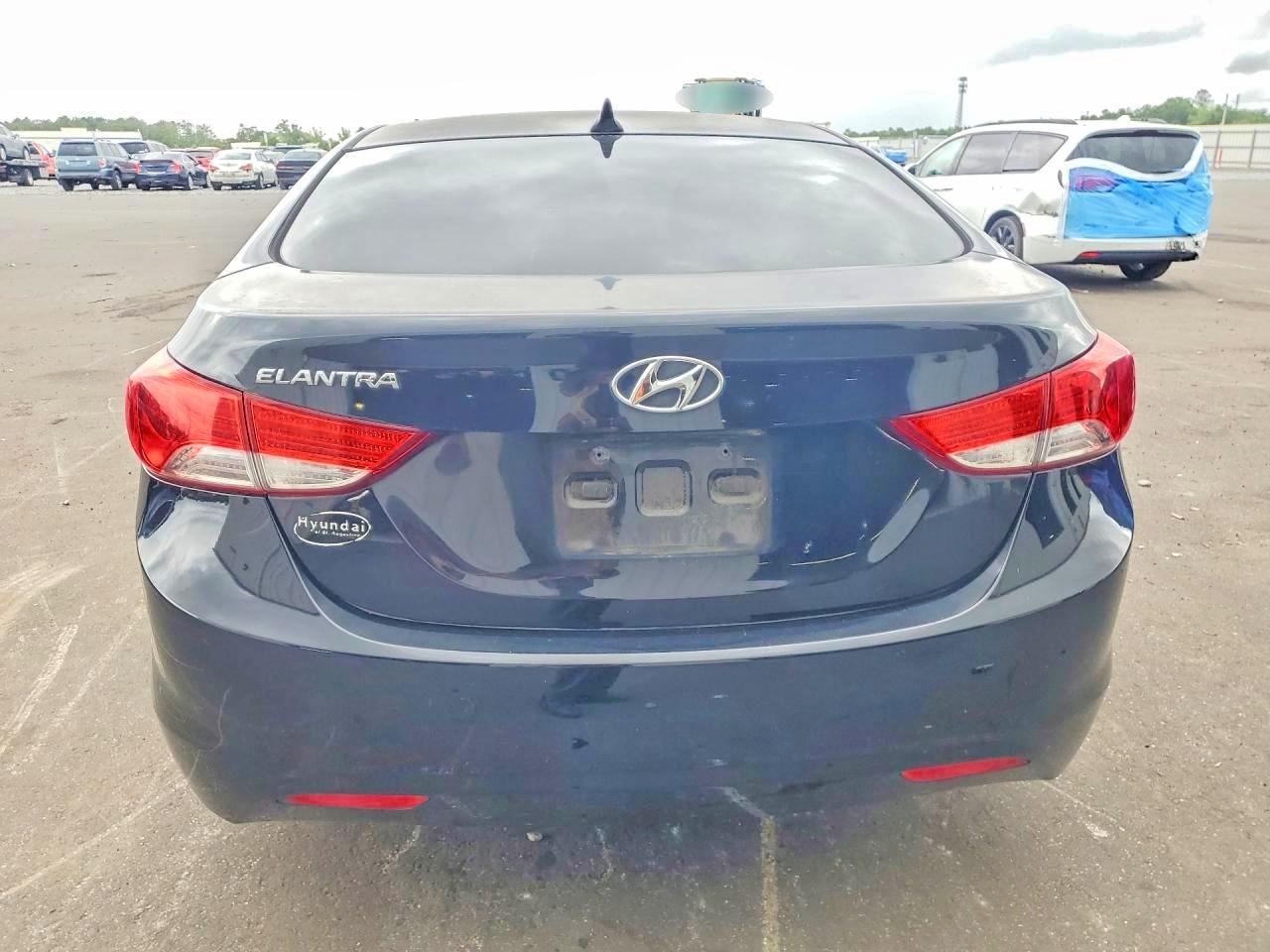 2013 Hyundai Elantra Gls Black vin: 5NPDH4AE4DH337744